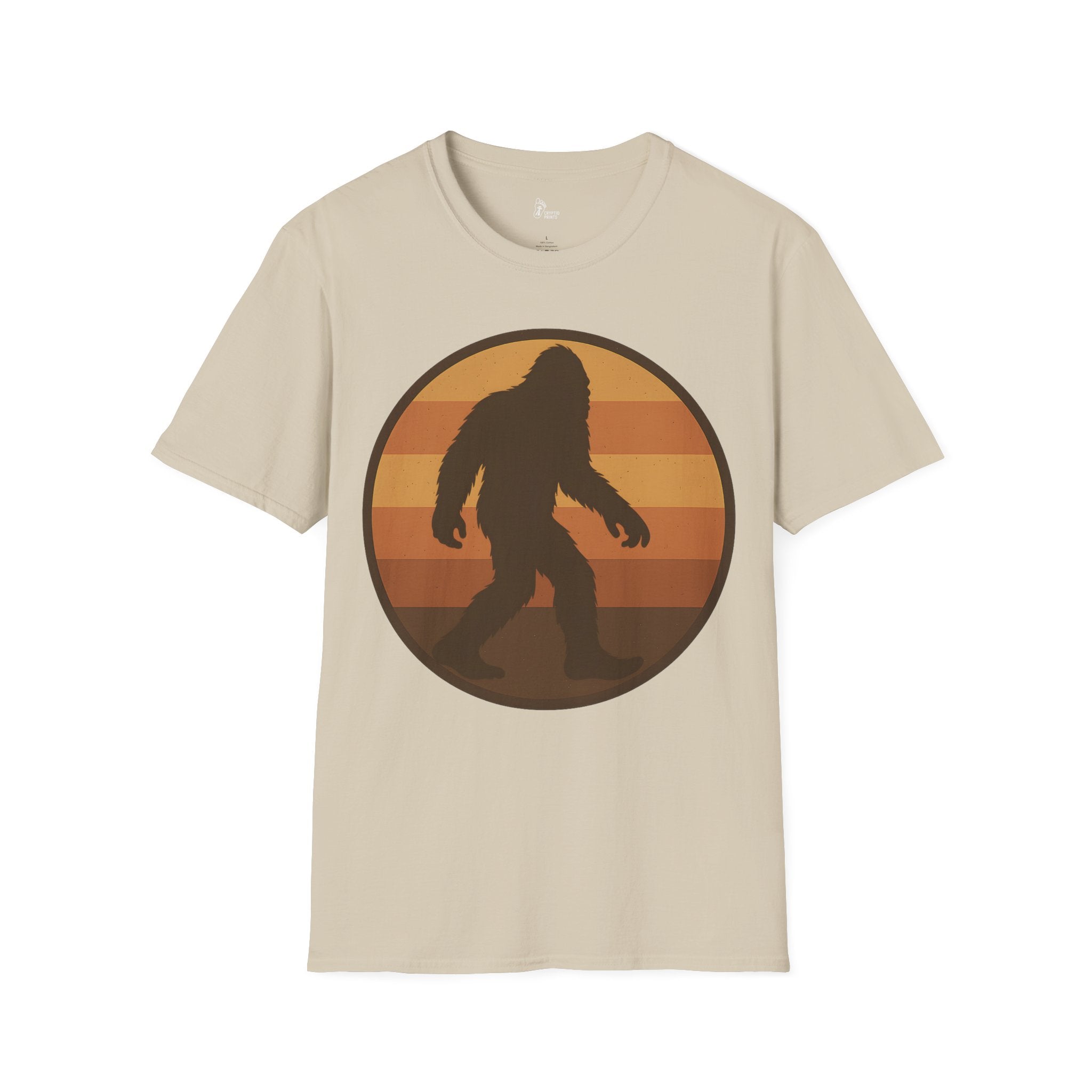 Retro Bigfoot T-Shirt - Cryptid Prints