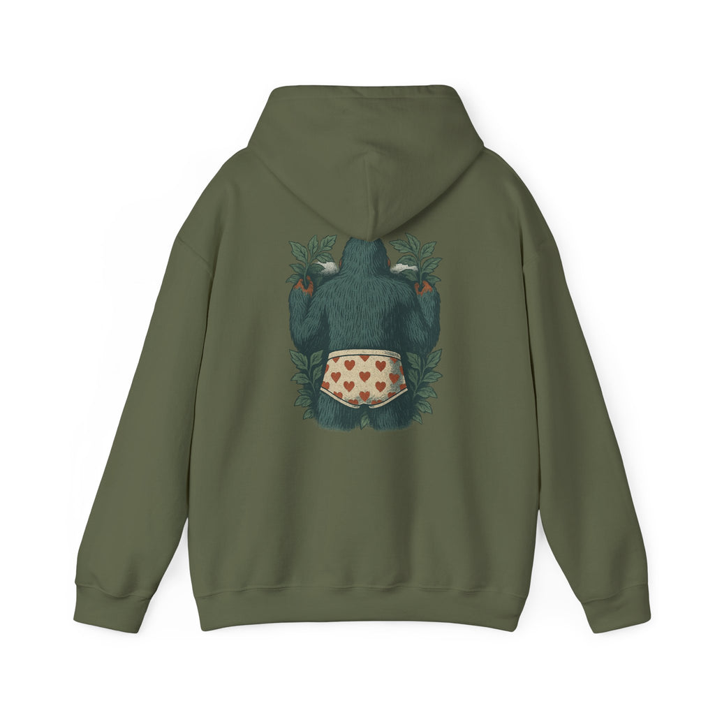 Bigfoot Peek-a-Boo Hoodie - Two-Sided Design