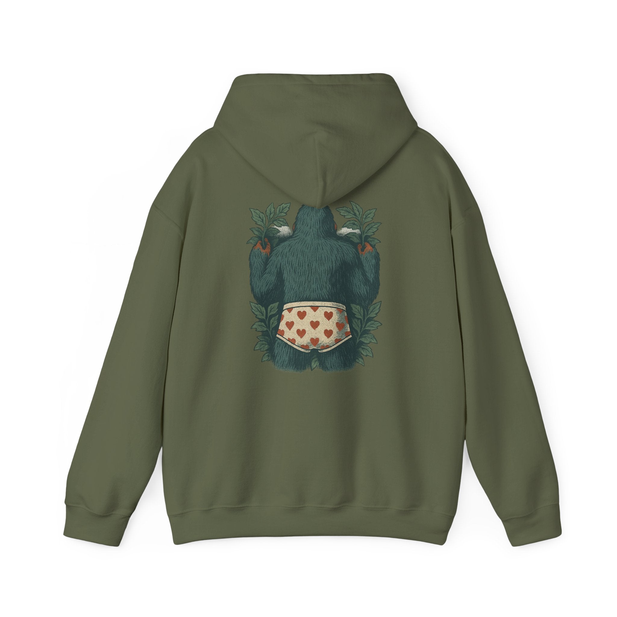 Bigfoot Peek-a-Boo Hoodie - Two-Sided Design