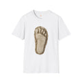 Bigfoot Foot Casting T-Shirt - Field Research Plaster Impression
