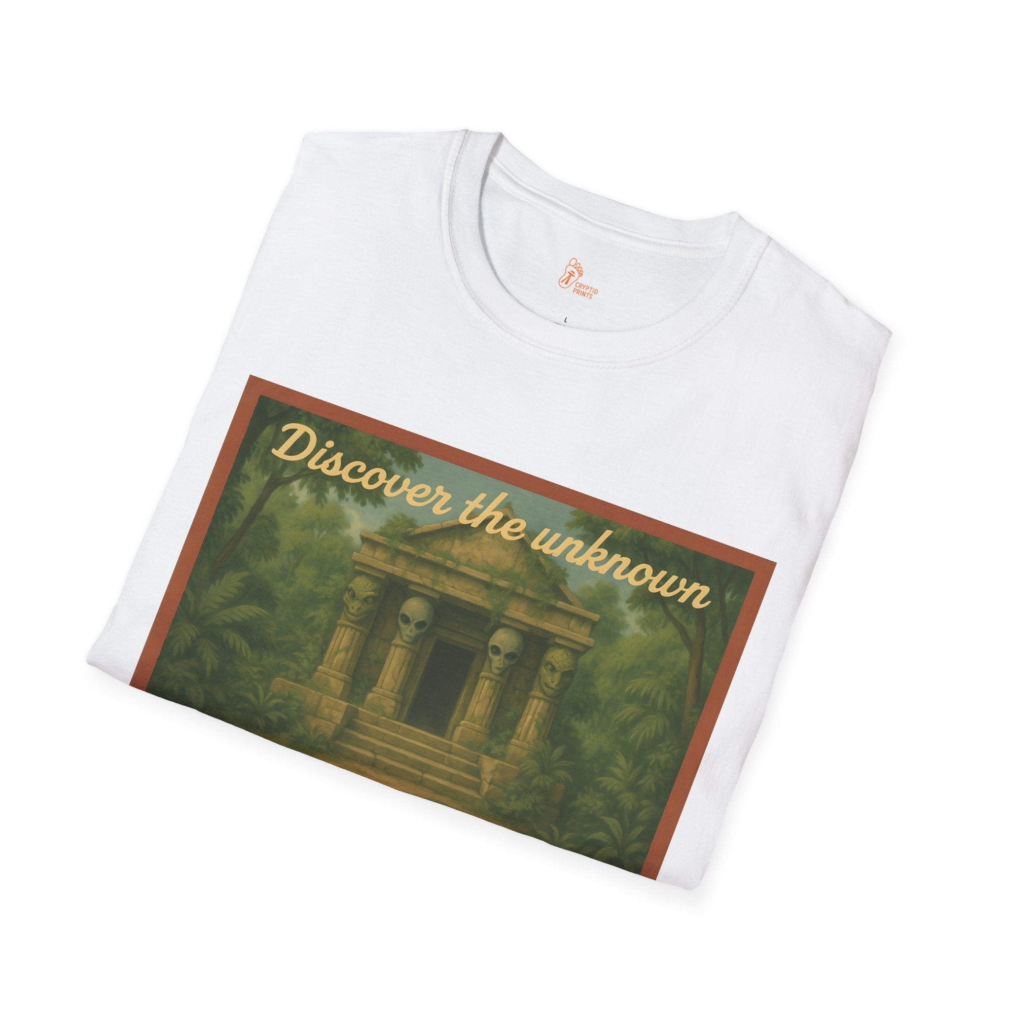 Discover the Unknown T-Shirt - Vintage Postcard Design
