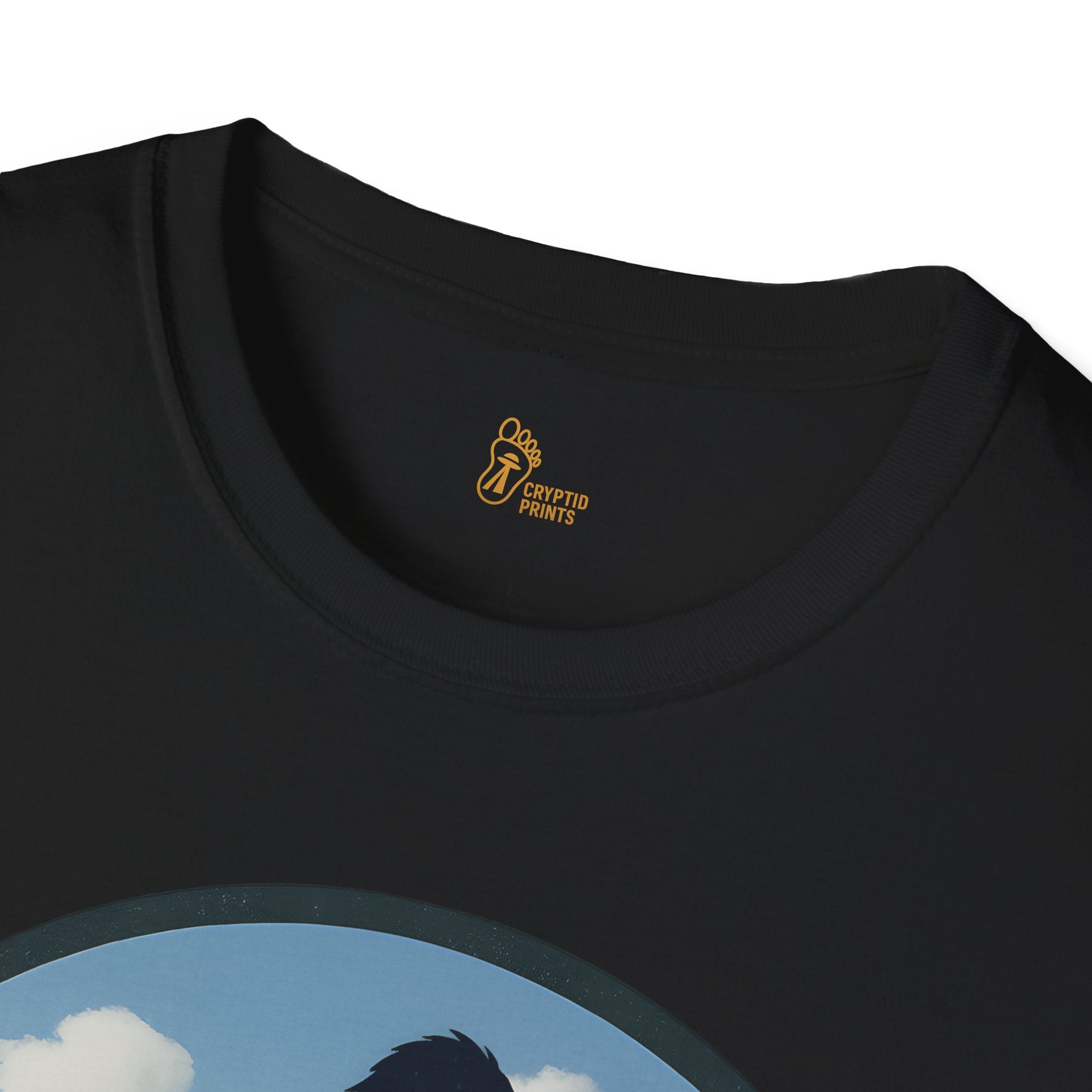 Cosmic Bigfoot Forest Silhouette Graphic Tee - Cryptid Prints