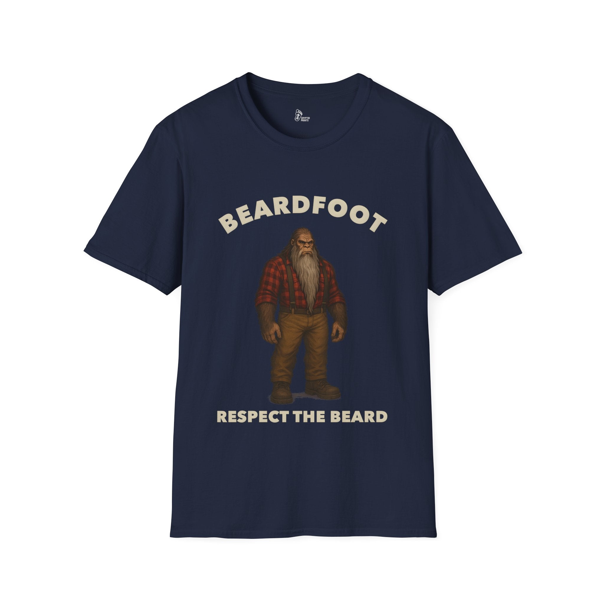 Bigfoot Beardfoot T-Shirt - Respect the Beard
