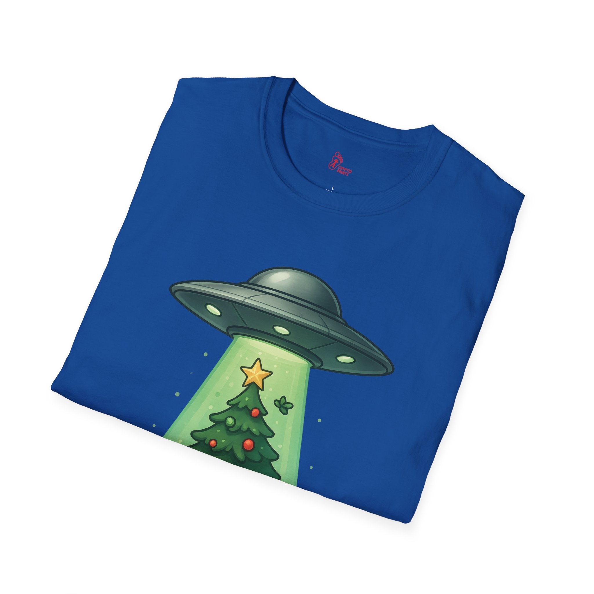 UFO Christmas Gnomes T-Shirt - Funny Holiday Alien Tee