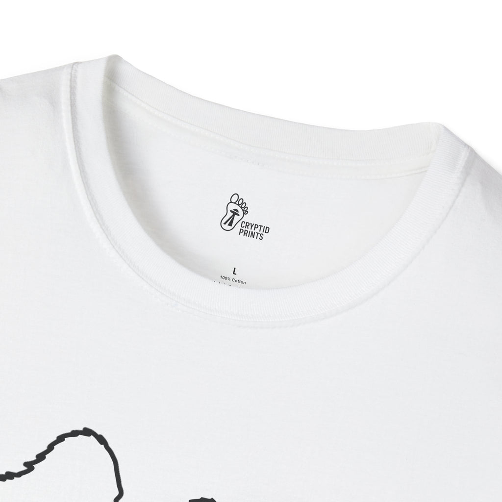 Bigfoot Evolution Silhouette T-Shirt - Cryptid Gait Progression
