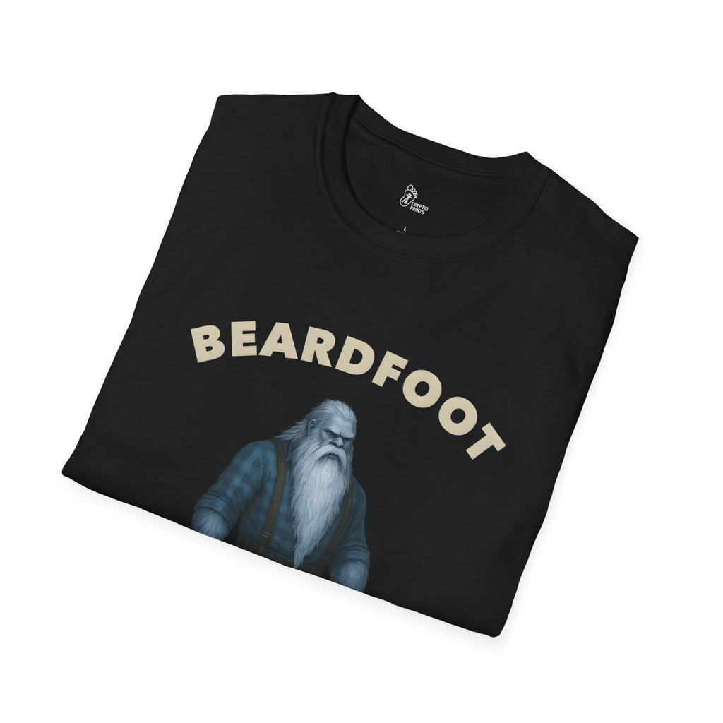 Beardfoot Respect the Beard Bigfoot Graphic Tee - Cryptid Prints