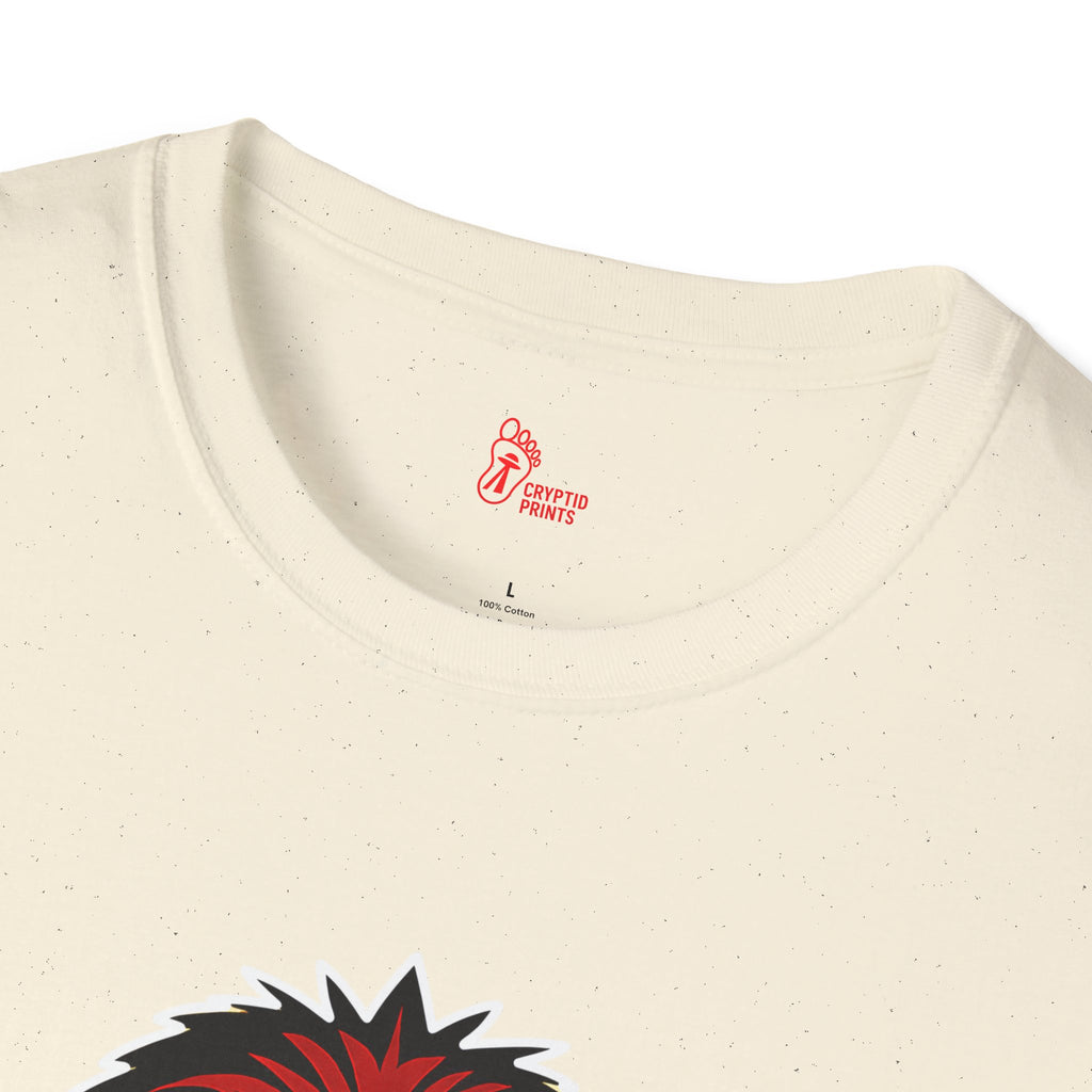 Bigfoot Savage Face Graphic T-Shirt - Cryptid Prints