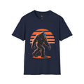 Retro Bigfoot Sunset Graphic Tee - Cryptid Prints