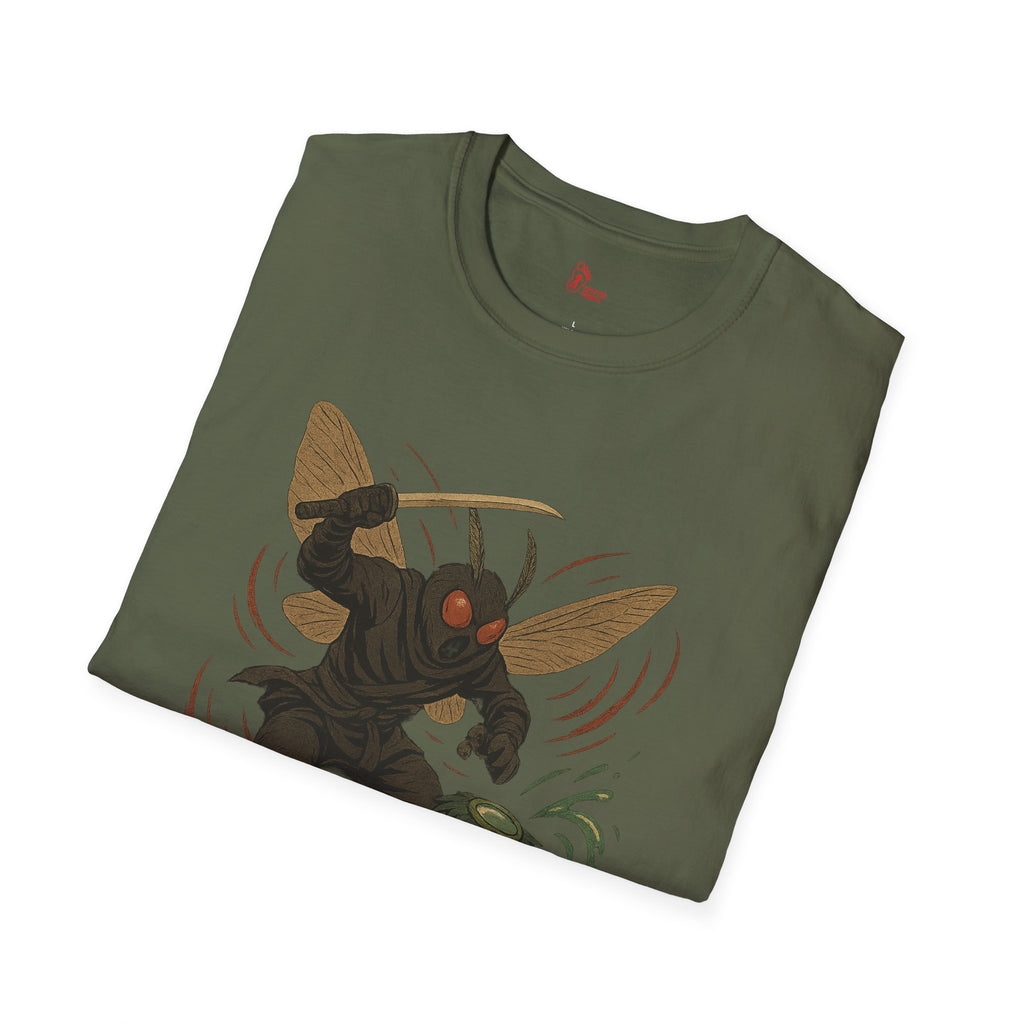 Mothman vs Kappa - Japanese Mythology Battle T-Shirt