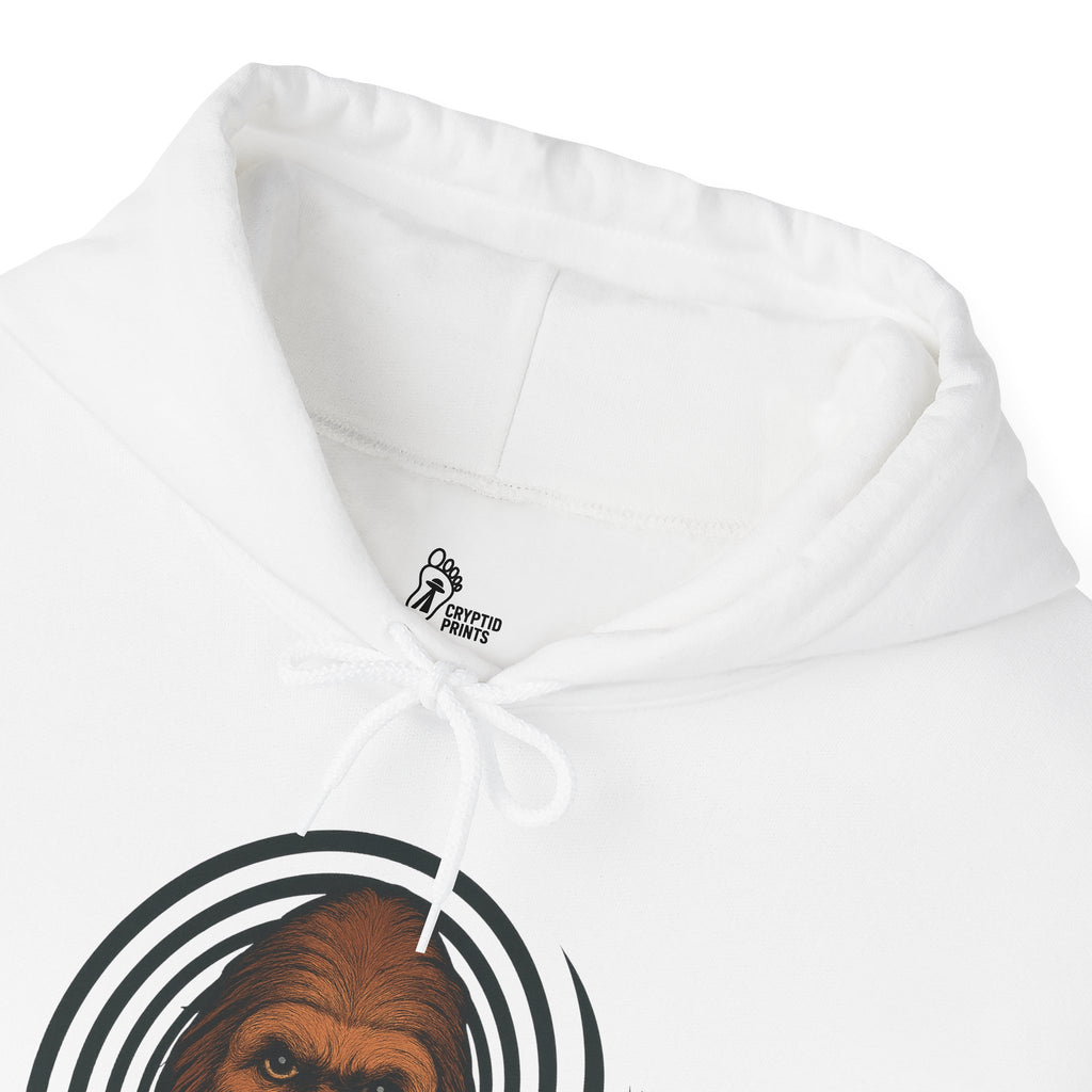 Hypnotize Bigfoot Hoodie - Trippy Sasquatch Spiral Design