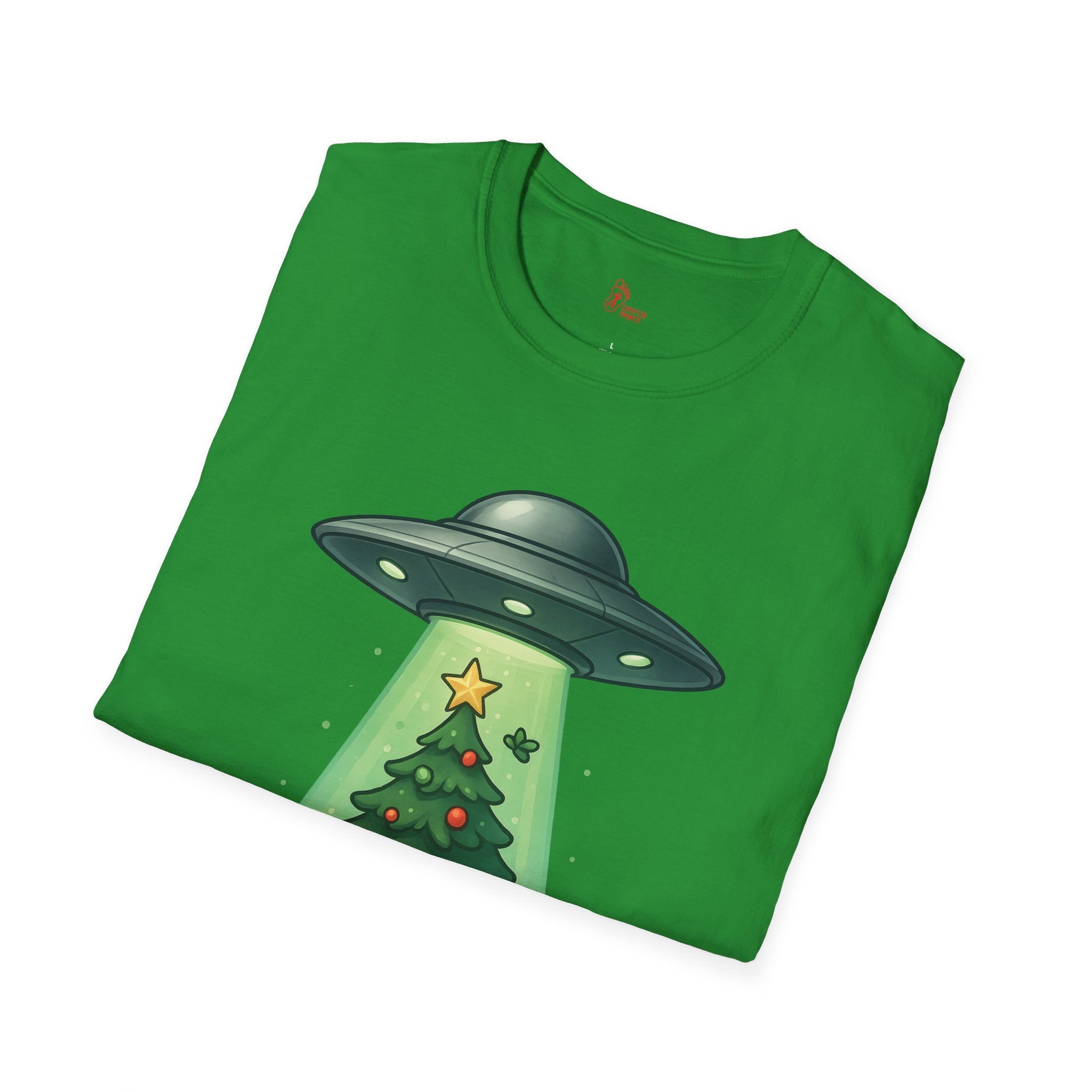 UFO Christmas Gnomes T-Shirt - Funny Holiday Alien Tee