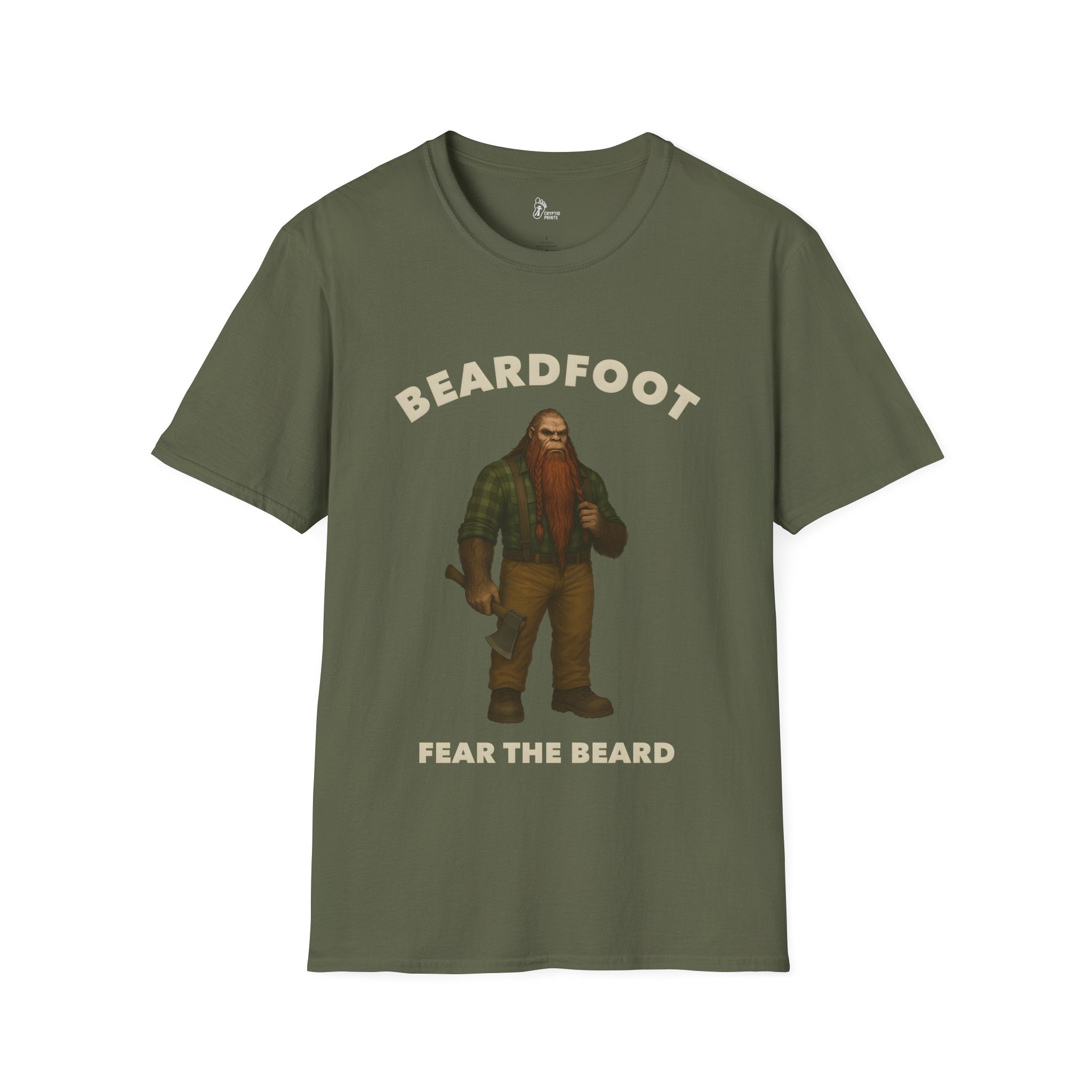 Bigfoot Beardfoot T-Shirt - Fear the Beard