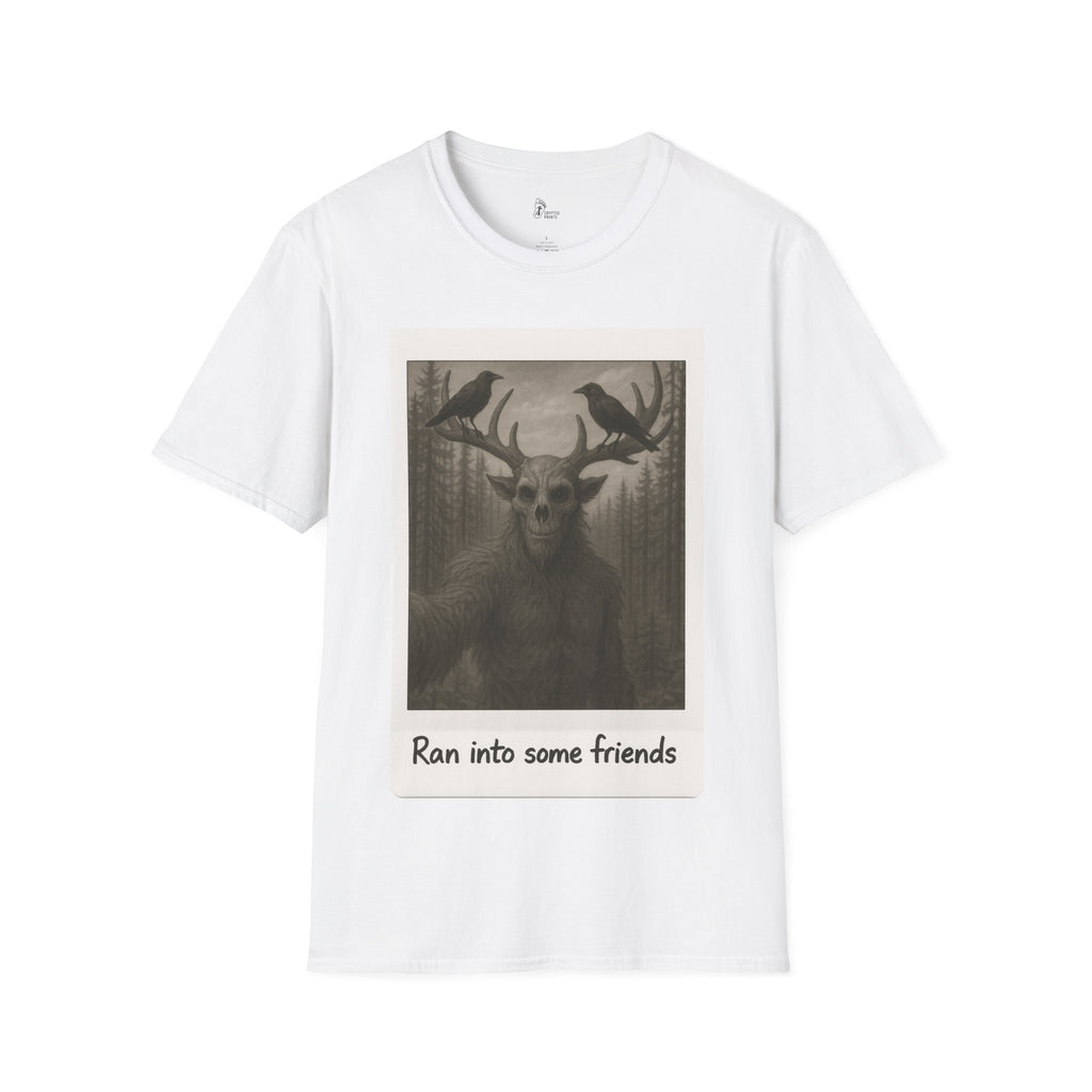 Wendigo Forest Encounter T-Shirt - Retro-Style Photo Design