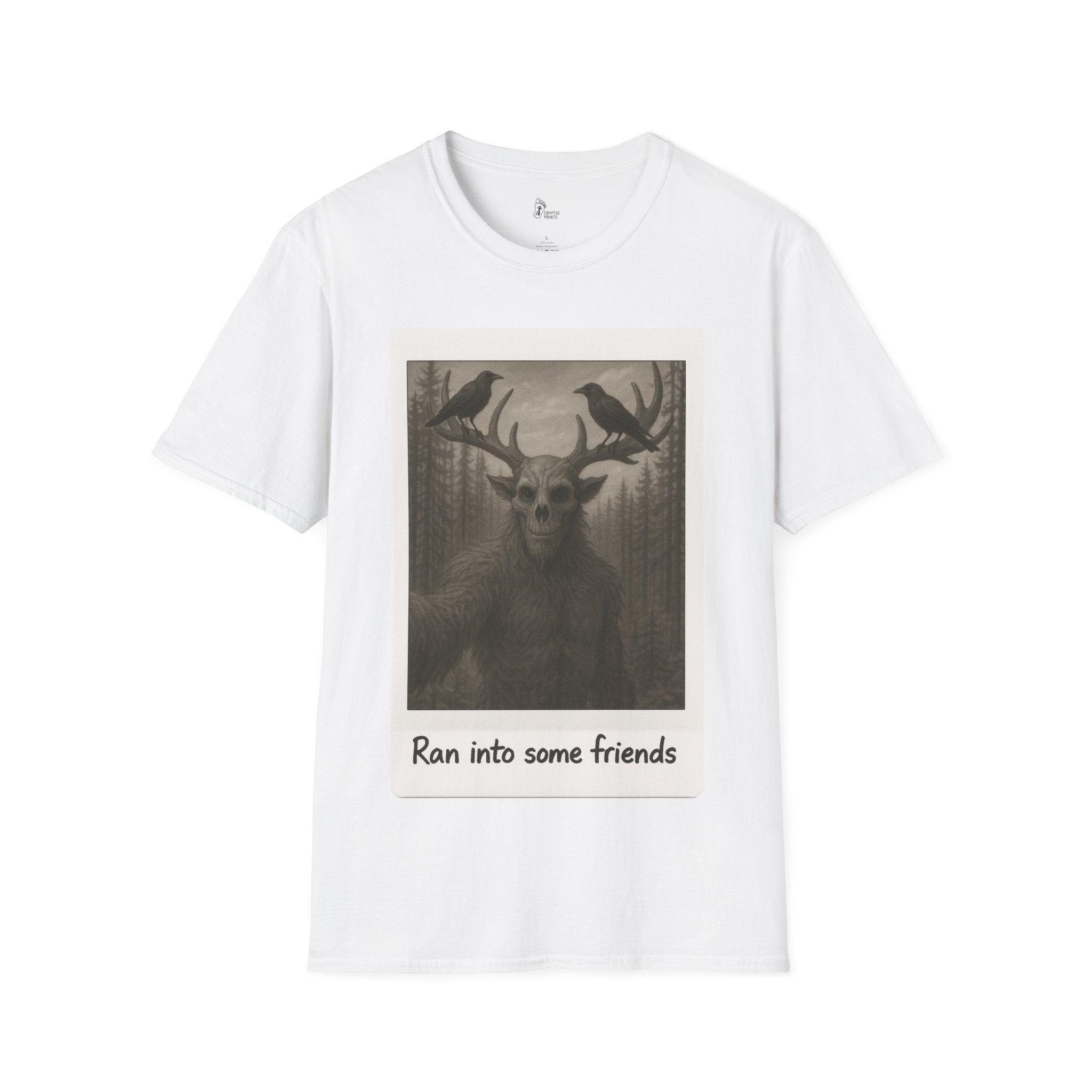 Wendigo Forest Encounter T-Shirt - Retro-Style Photo Design