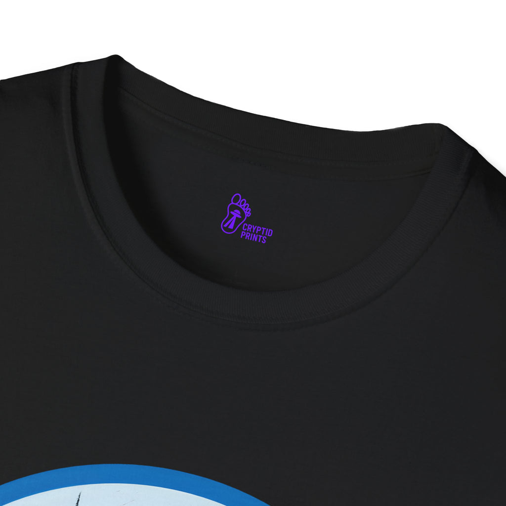 UFO Forest Abduction Scene Graphic Tee - Cryptid Prints