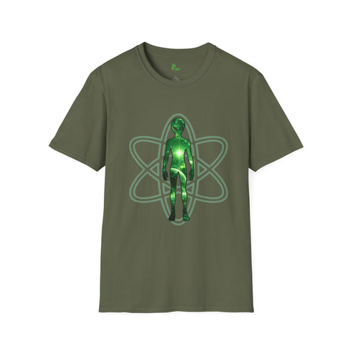 Alien Cosmic Atom T-Shirt - Interstellar Energy Symbol