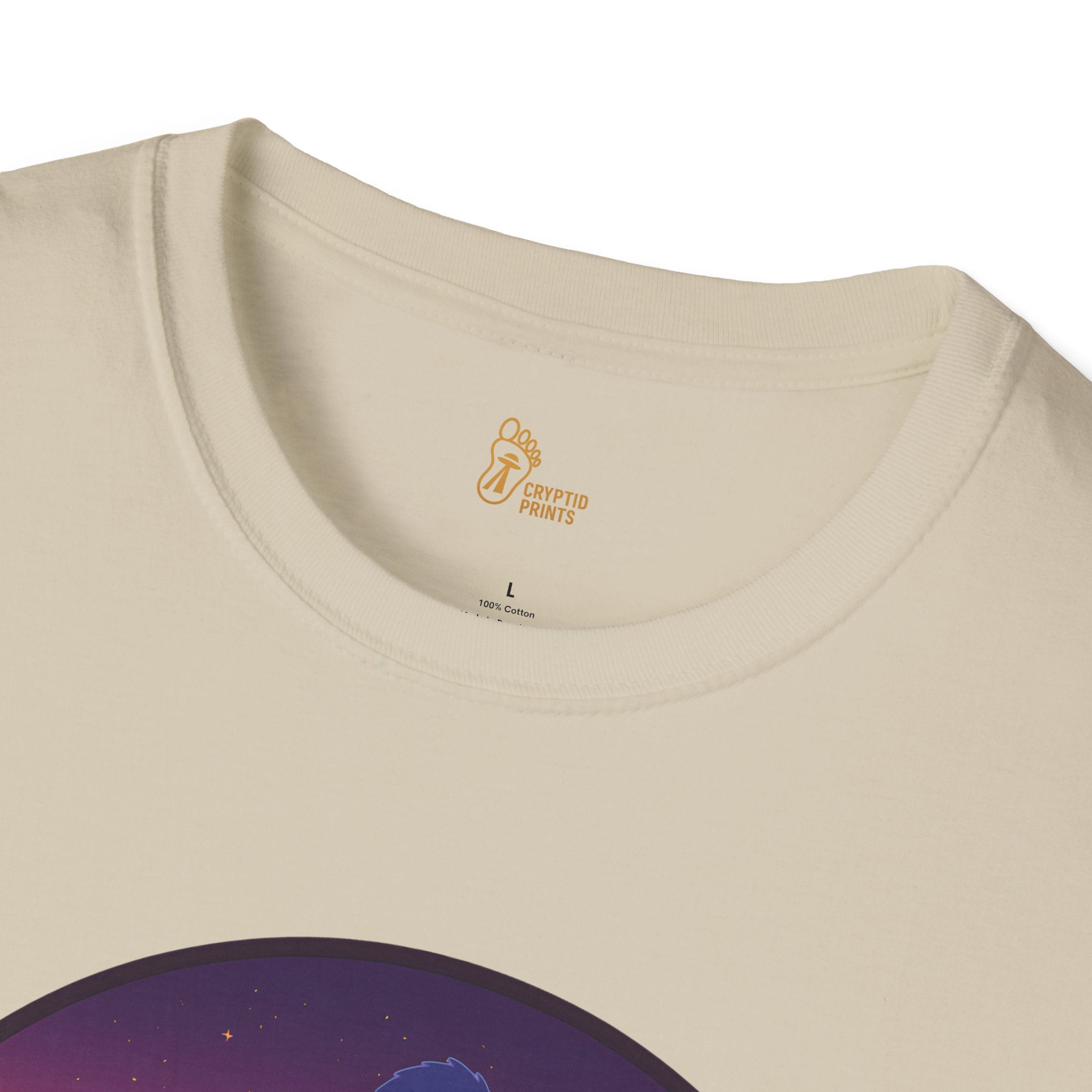 Bigfoot Cosmic Desert T-Shirt - Cryptid Prints