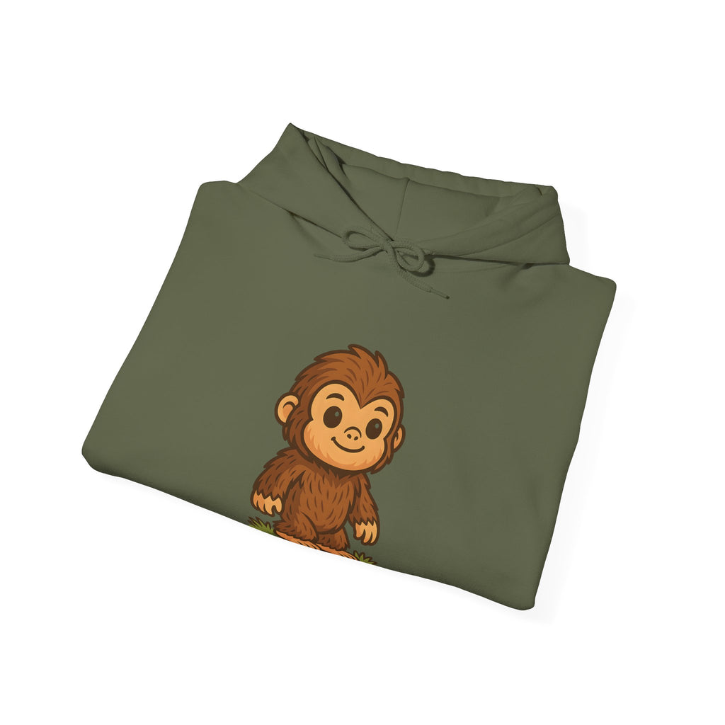 Chibi Bigfoot Hoodie - Cute Sasquatch Cartoon Hoodie