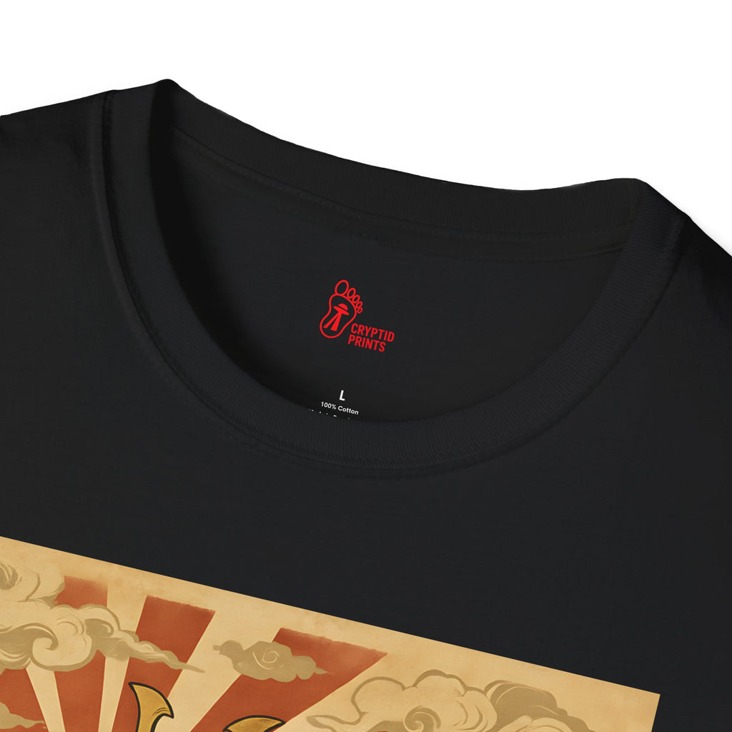 Samurai Bigfoot T-Shirt - “Mountain Warrior” Cryptid Design