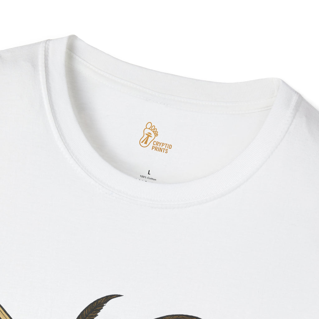 Mothman Ninja T-Shirt - Japanese Cryptid Warrior Design