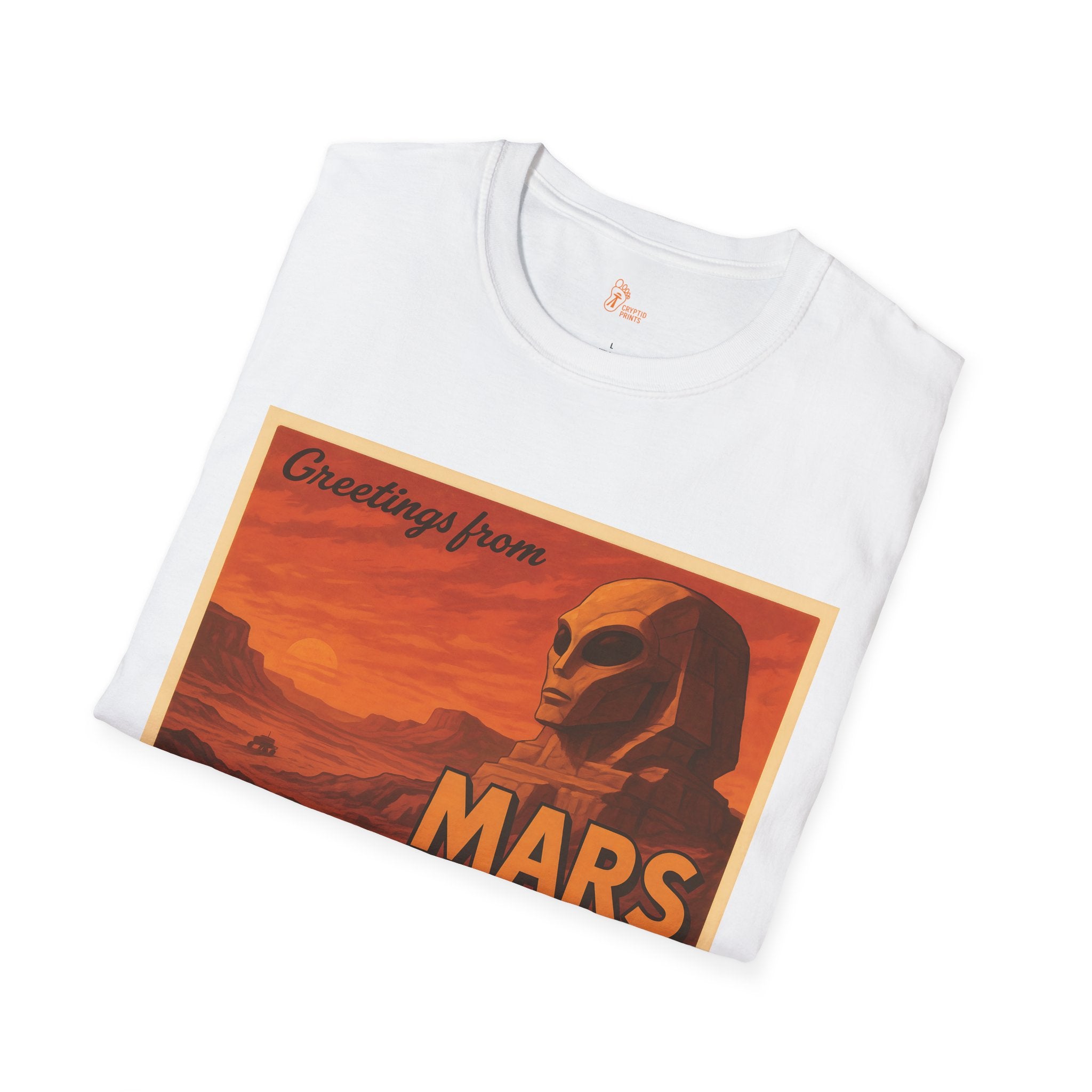 Greetings from Mars T-Shirt - Vintage Postcard Design