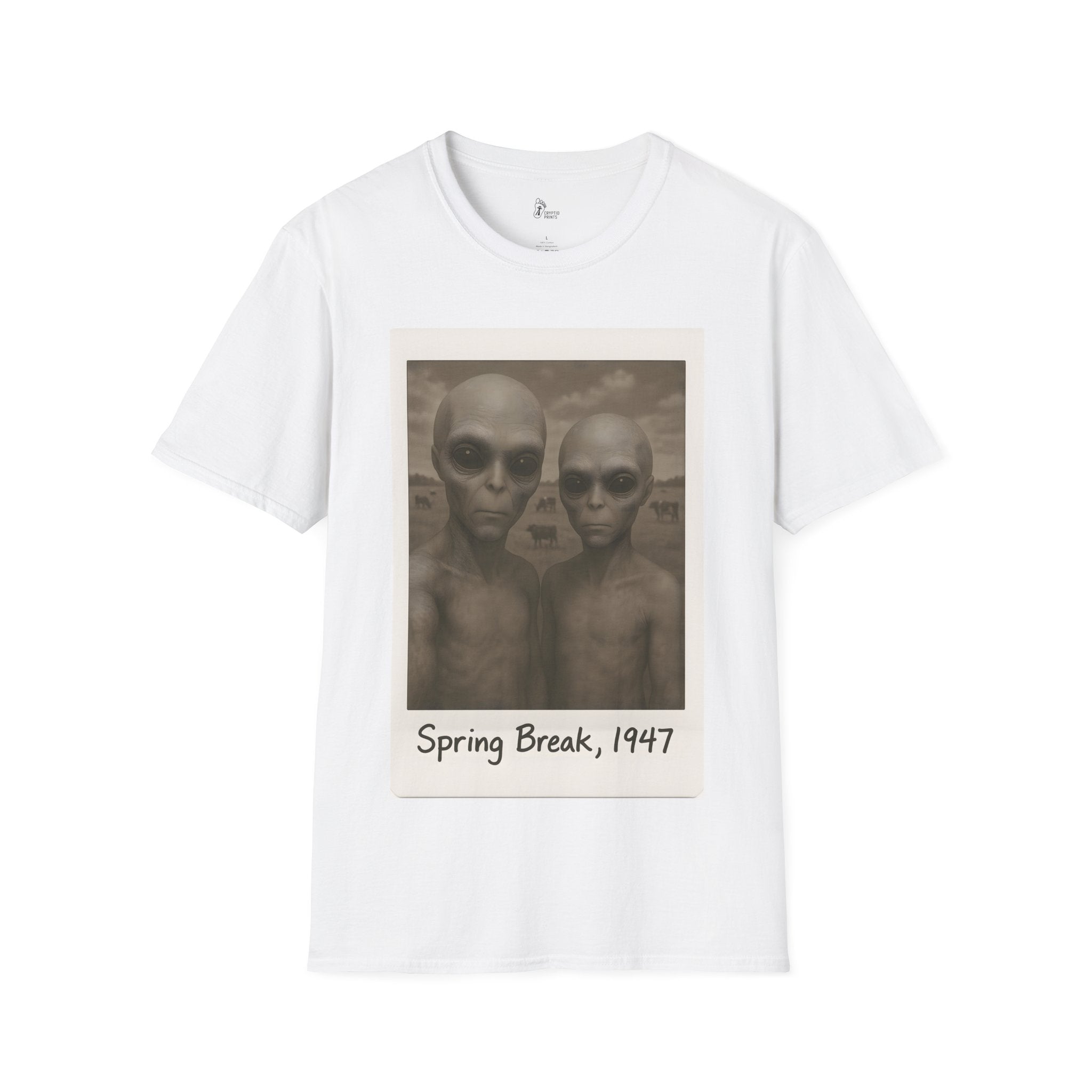 Spring Break, 1947 Alien T-Shirt - Retro-Style Photo Design