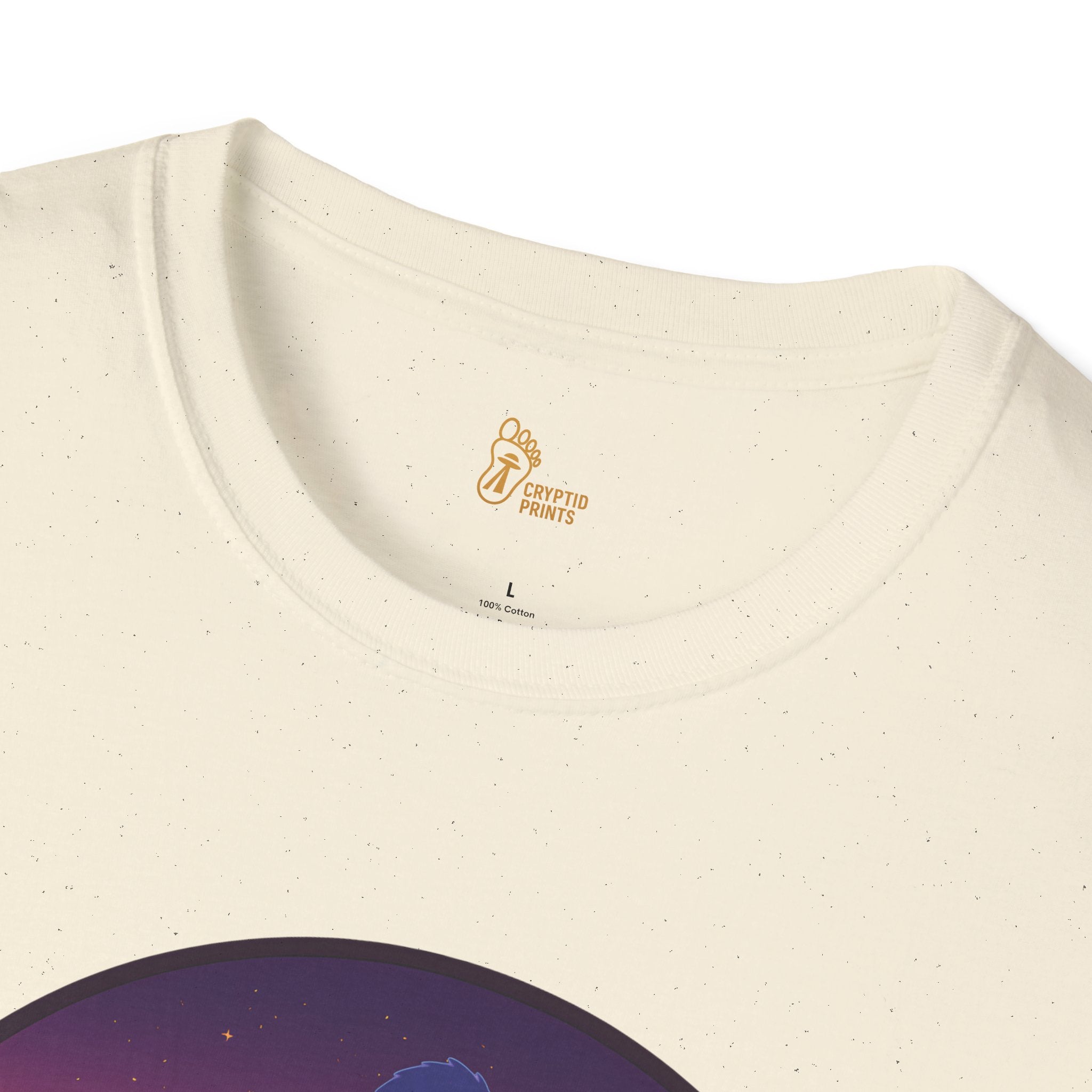 Bigfoot Cosmic Desert T-Shirt - Cryptid Prints