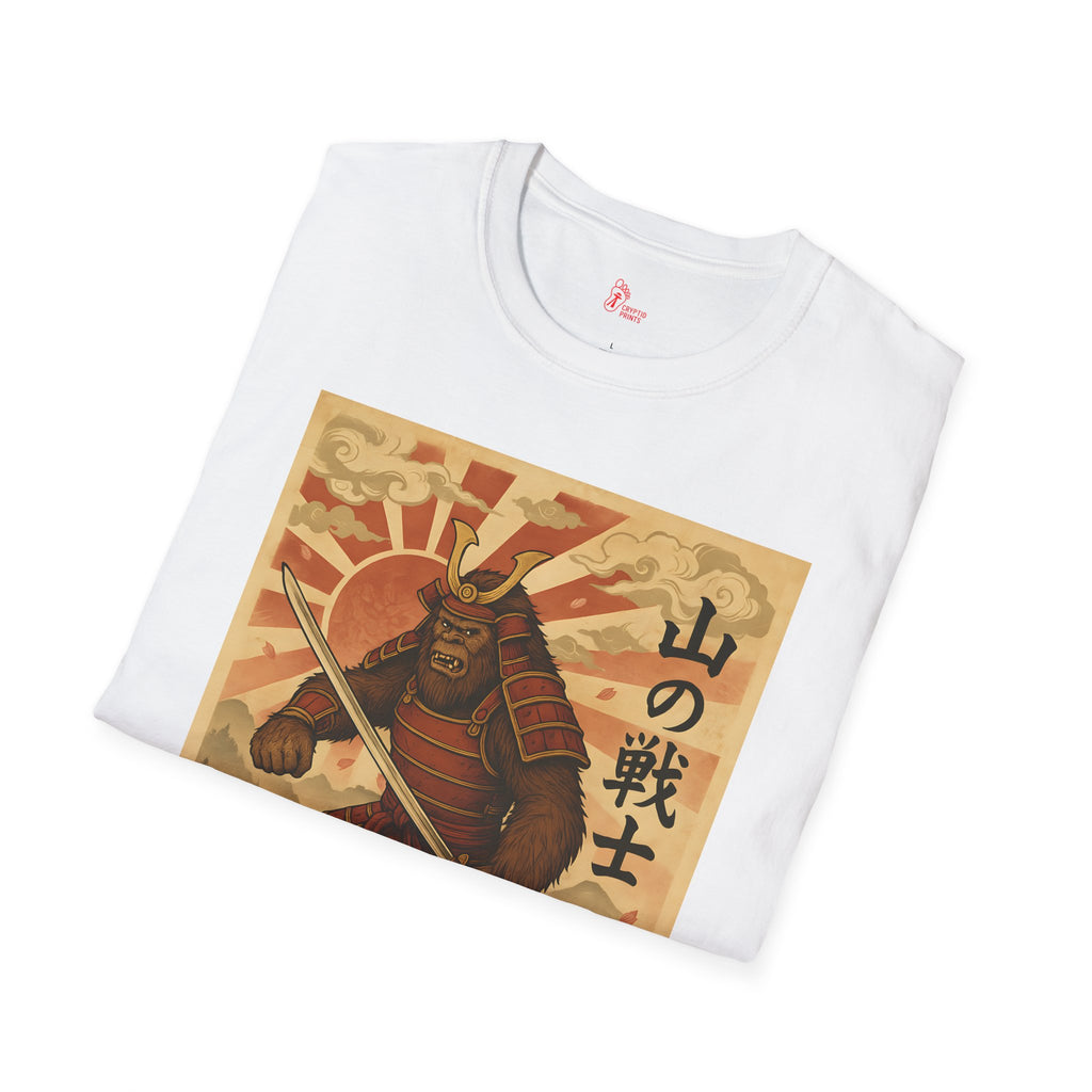Samurai Bigfoot T-Shirt - “Mountain Warrior” Cryptid Design