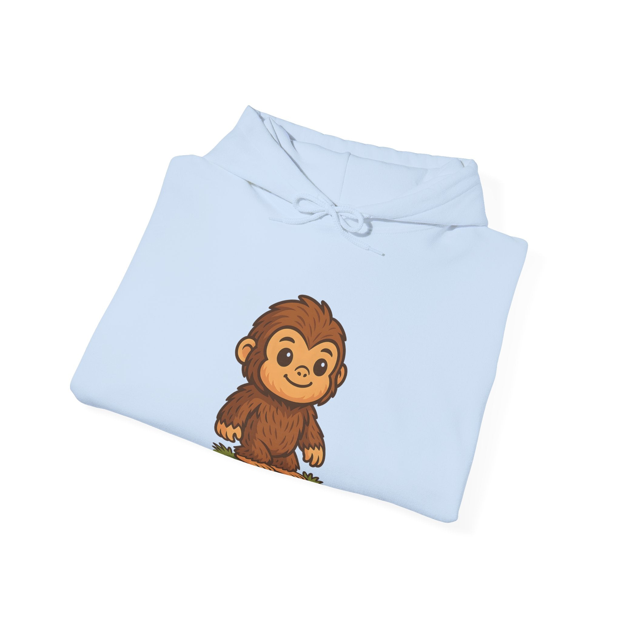 Chibi Bigfoot Hoodie - Cute Sasquatch Cartoon Hoodie