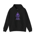 Between Realms Bigfoot Hoodie - Cryptid Entity in Purple Aura