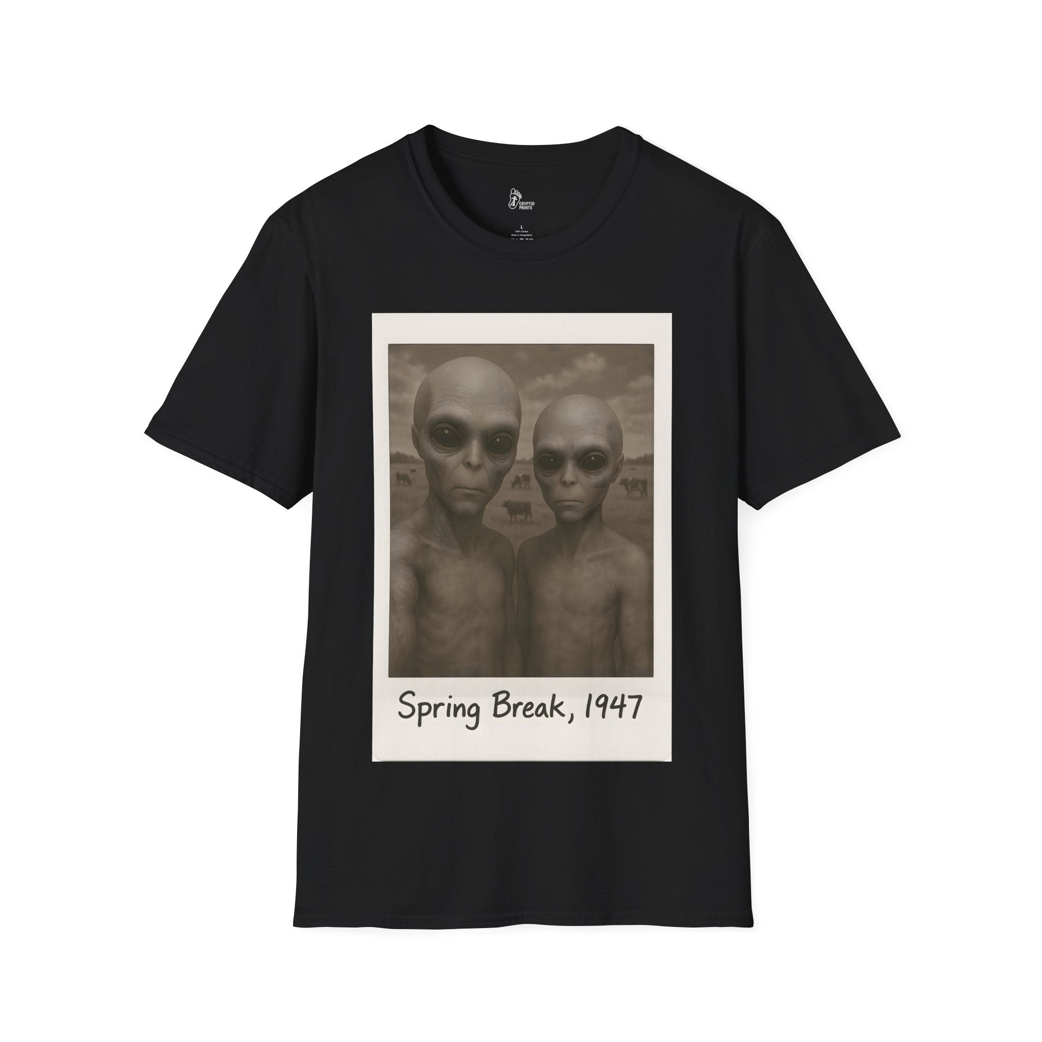 Spring Break, 1947 Alien T-Shirt - Retro-Style Photo Design