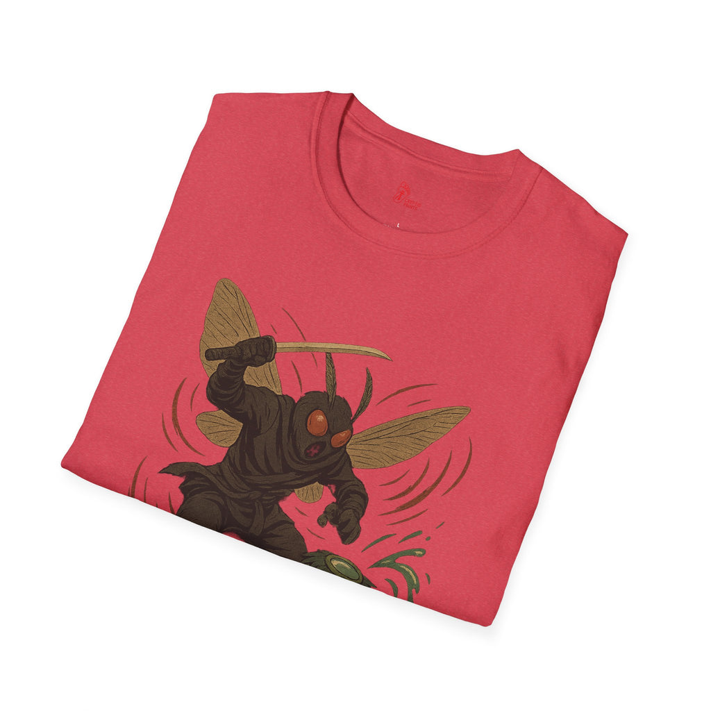 Mothman vs Kappa - Japanese Mythology Battle T-Shirt