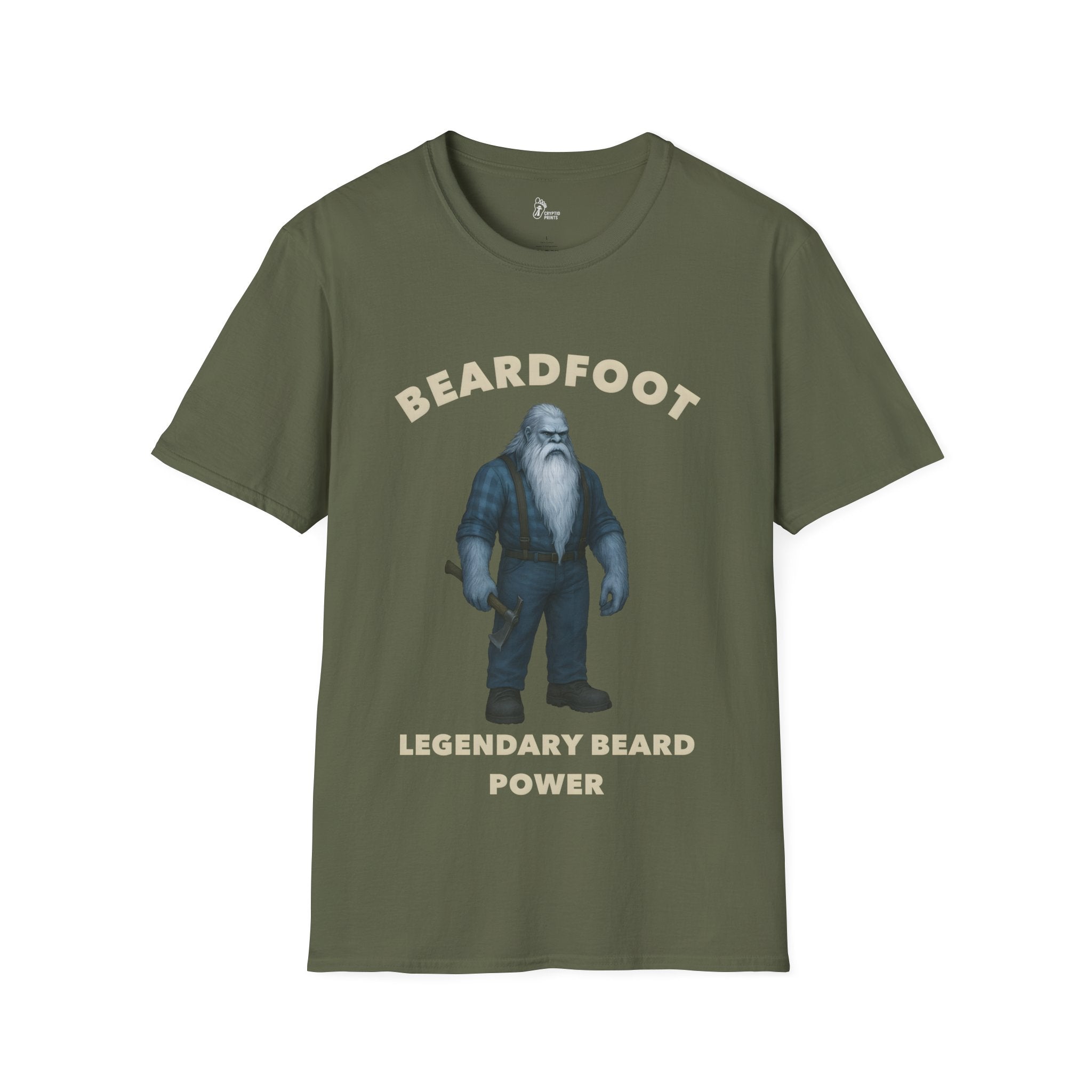 Bigfoot Beardfoot T-Shirt - Legendary Beard Power