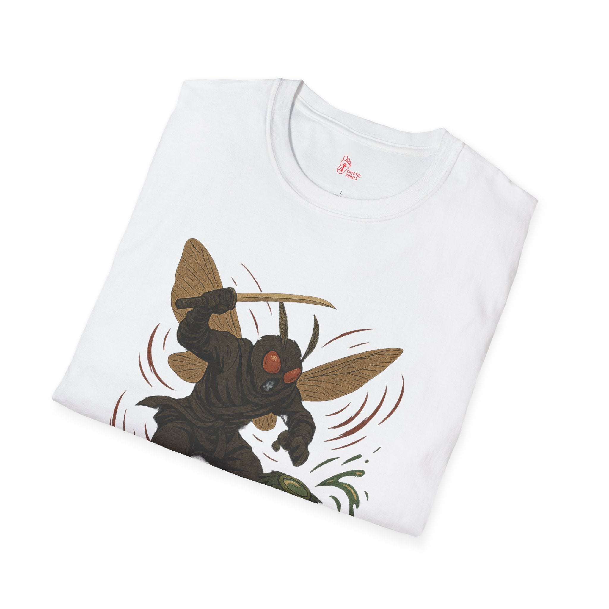 Mothman vs Kappa - Japanese Mythology Battle T-Shirt