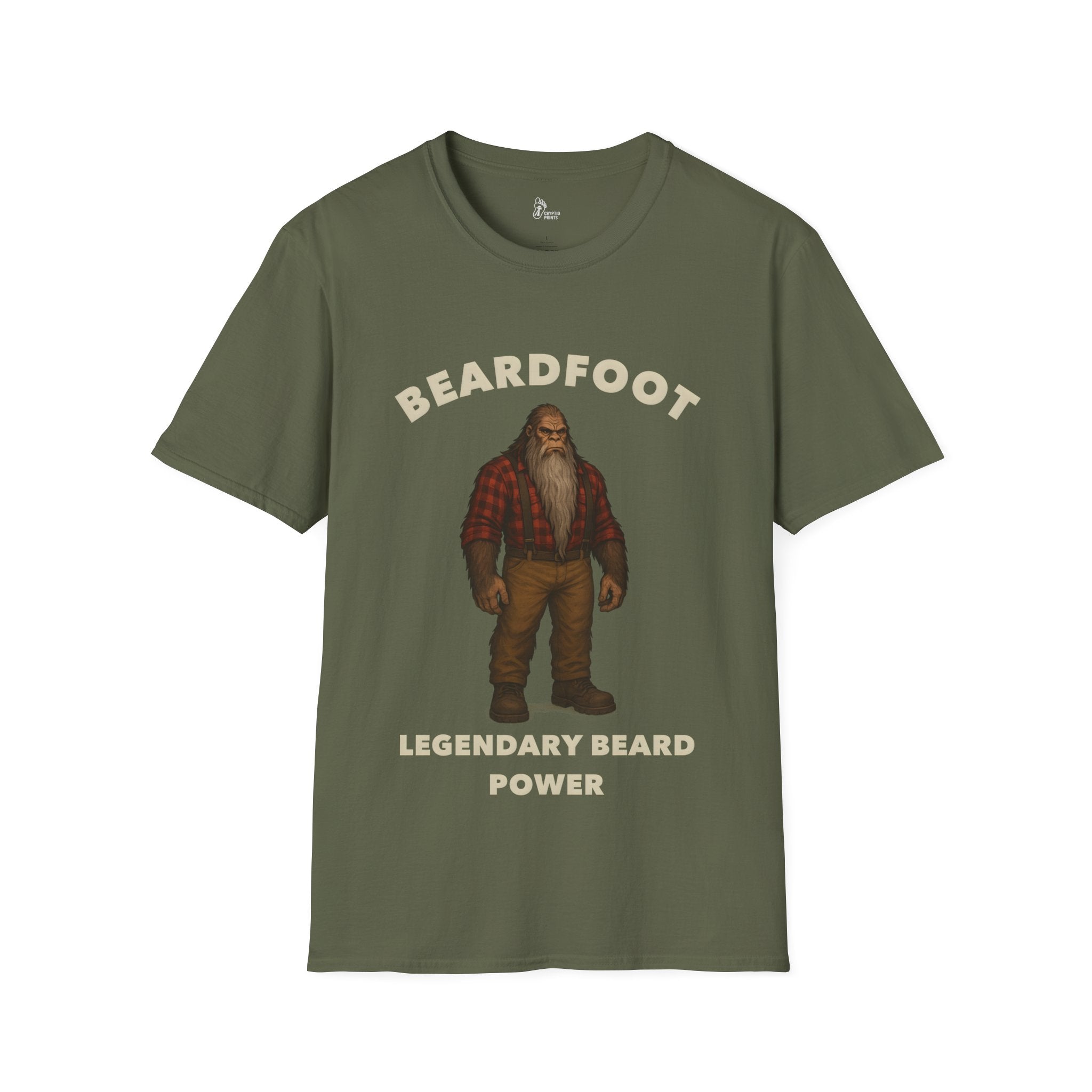 Bigfoot Beardfoot T-Shirt - Legendary Beard Power