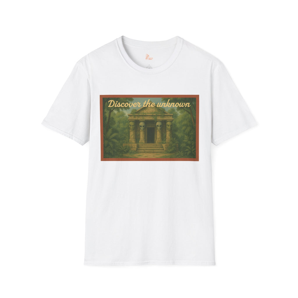 Discover the Unknown T-Shirt - Vintage Postcard Design