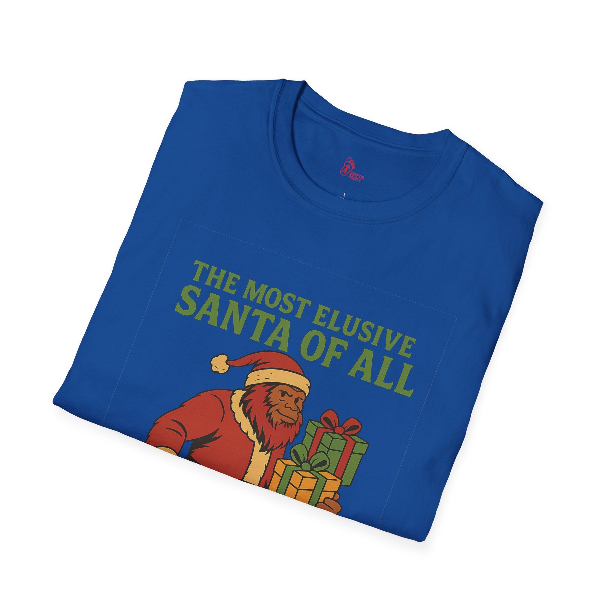 Bigfoot Santa T-Shirt - The Most Elusive Santa of Al