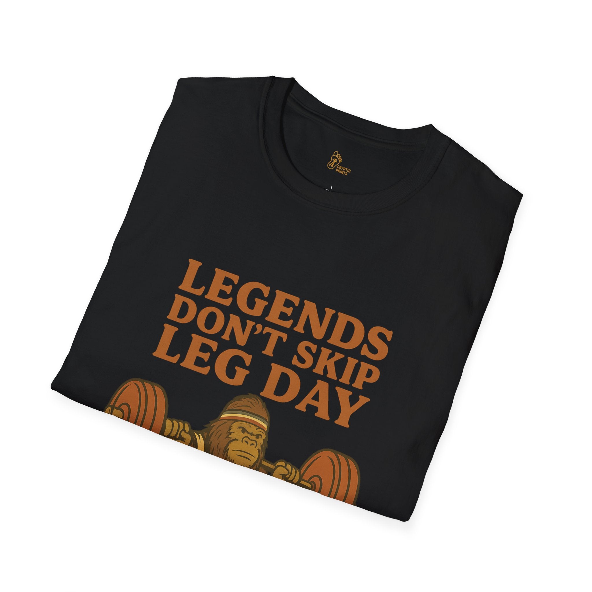 Bigfoot "Legends Don't Skip Leg Day - Cryptid Gym Design
