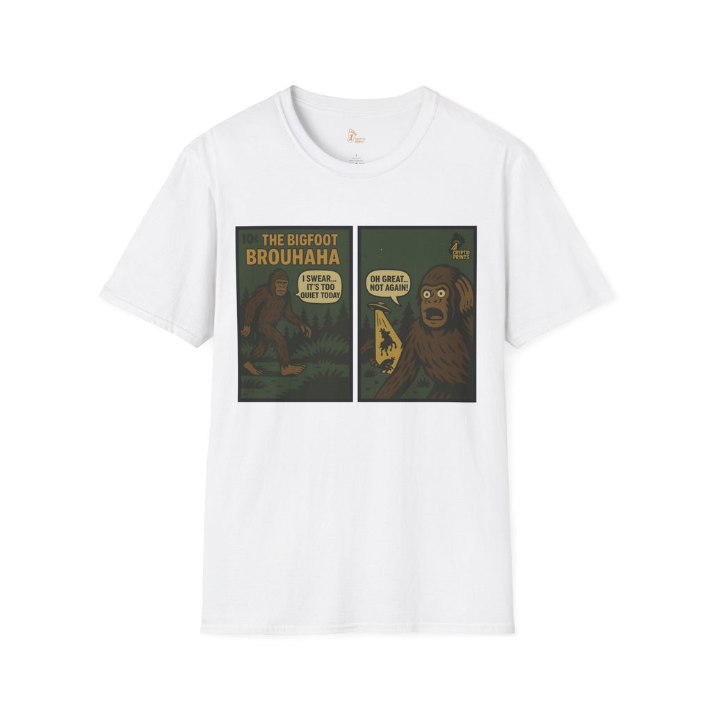 The Bigfoot Brouhaha - Vintage Comic Cryptid T-Shirt