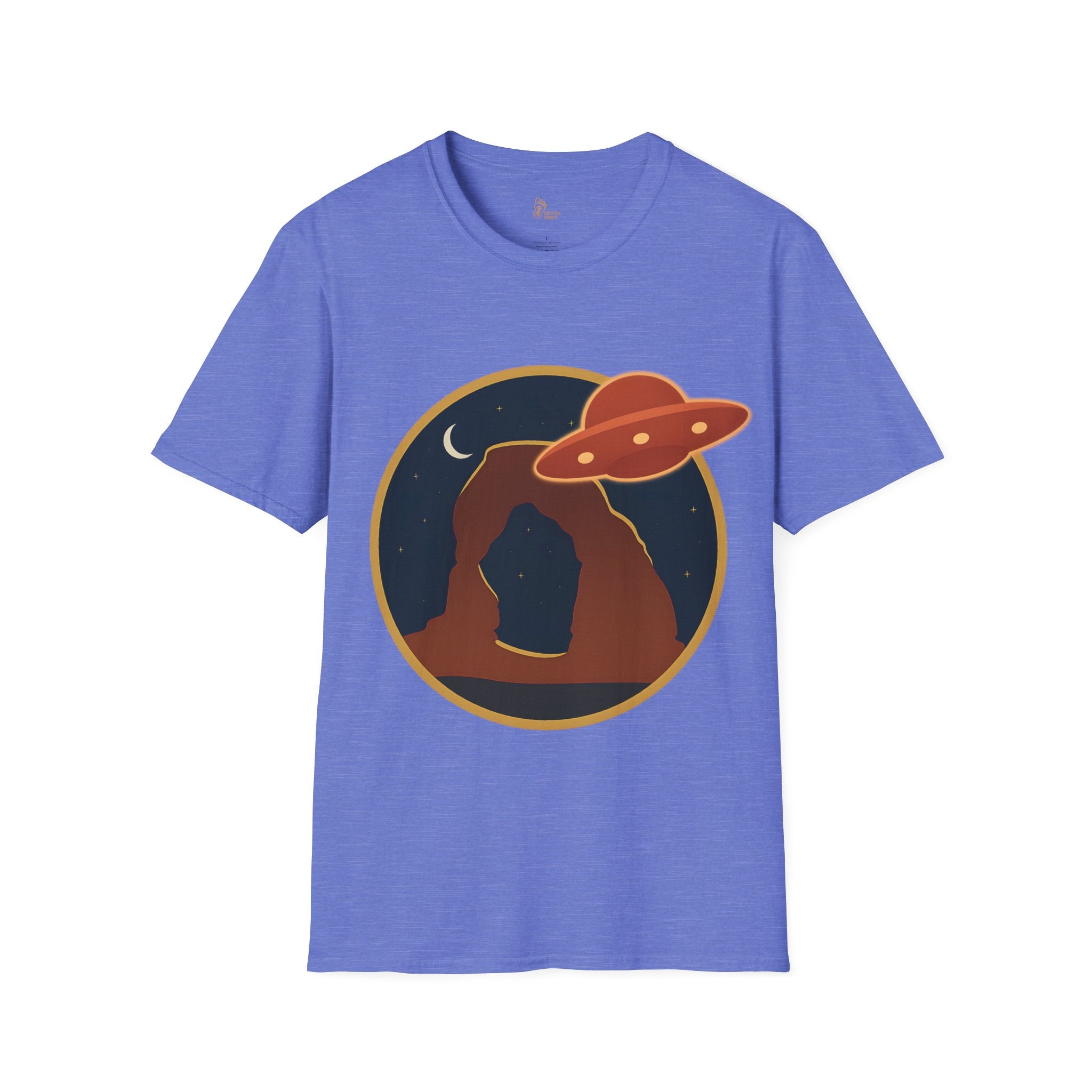 UFO Desert Arch T-Shirt - Cosmic Desert Night