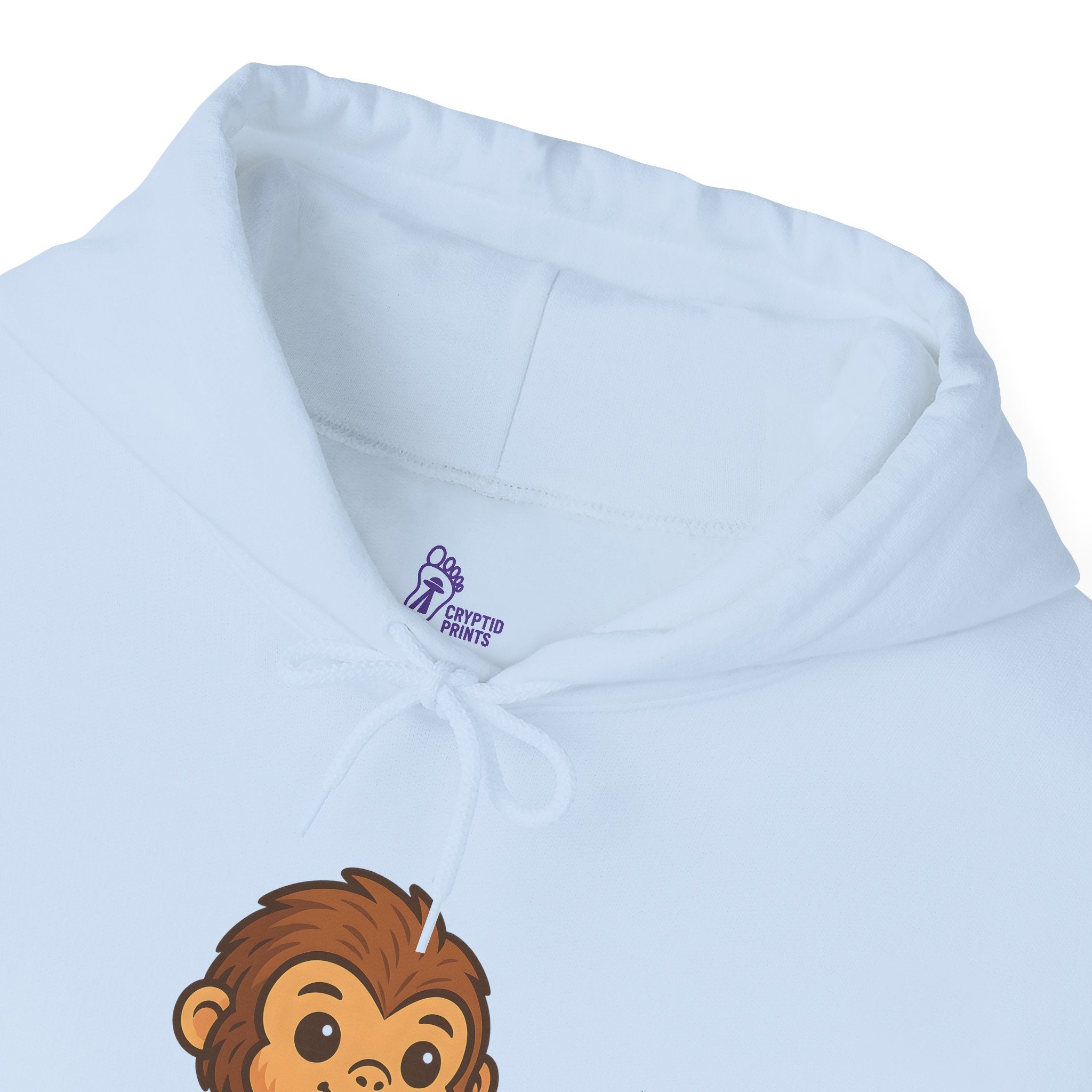 Chibi Bigfoot Hoodie - Cute Sasquatch Cartoon Hoodie