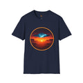 UFO Desert Sunset Badge Graphic Tee - Cryptid Prints