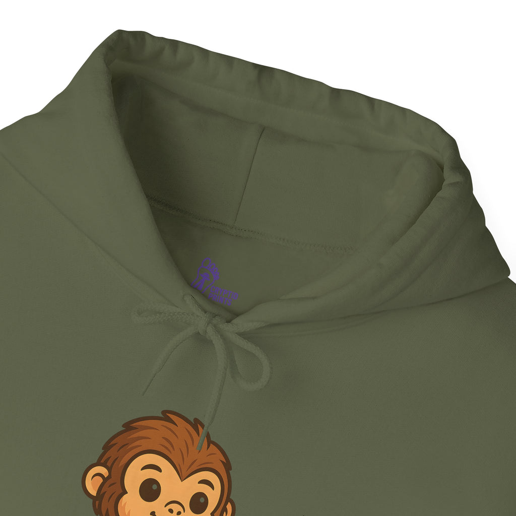 Chibi Bigfoot Hoodie - Cute Sasquatch Cartoon Hoodie