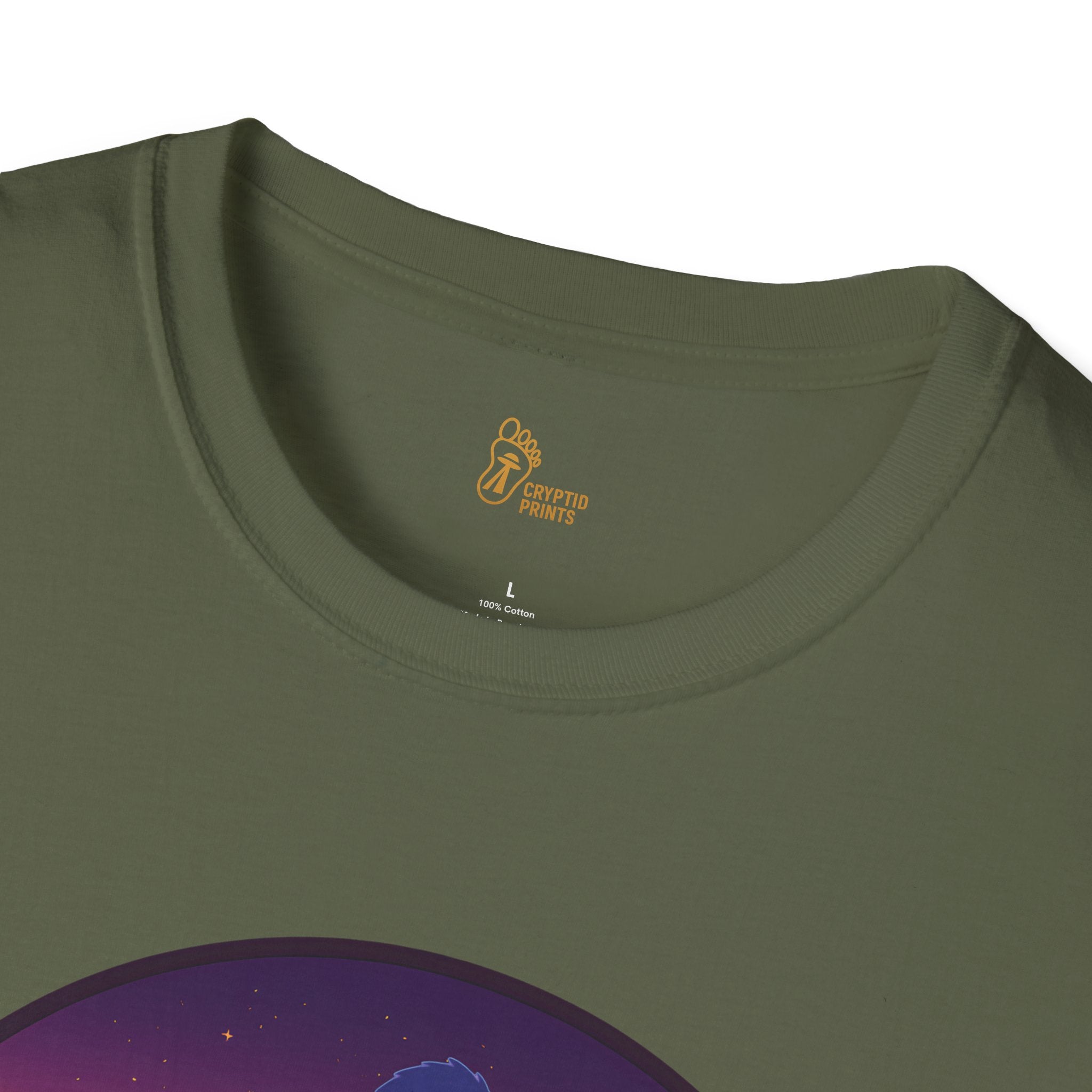 Bigfoot Cosmic Desert T-Shirt - Cryptid Prints