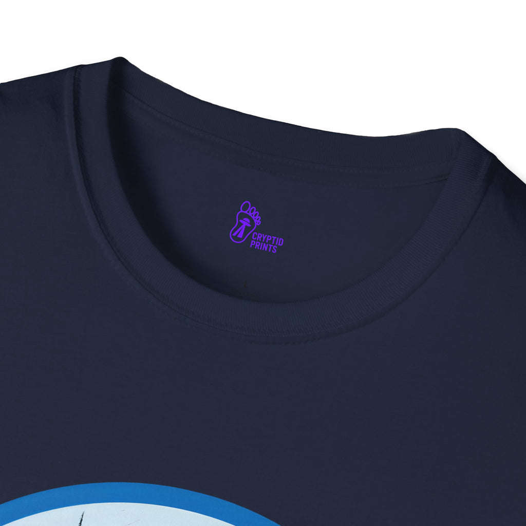 UFO Forest Abduction Scene Graphic Tee - Cryptid Prints