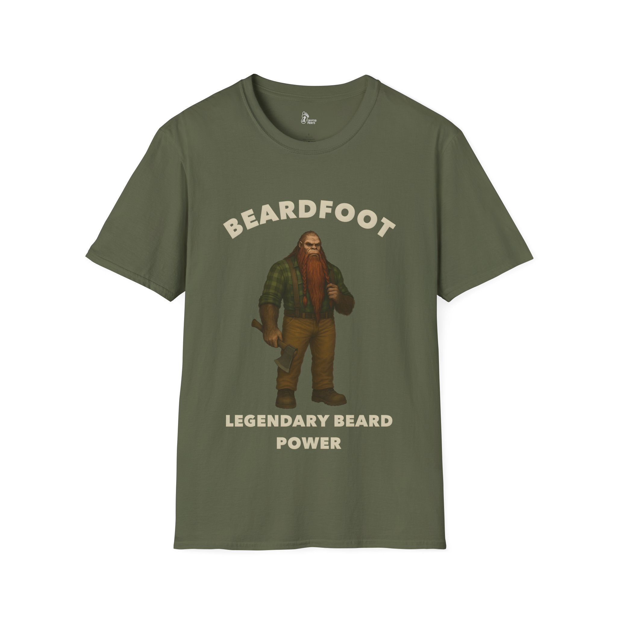 Bigfoot Beardfoot T-Shirt - Legendary Beard Power
