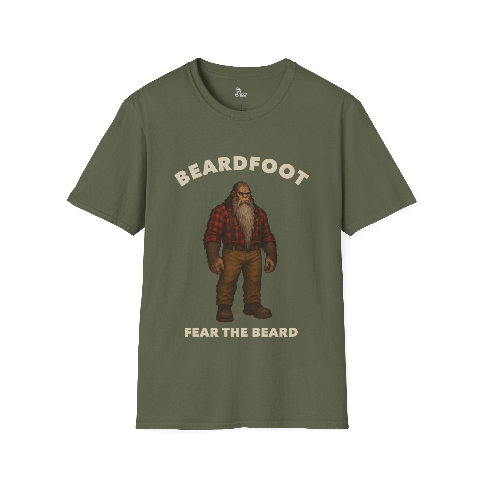 Bigfoot Beardfoot T-Shirt - Fear the Beard
