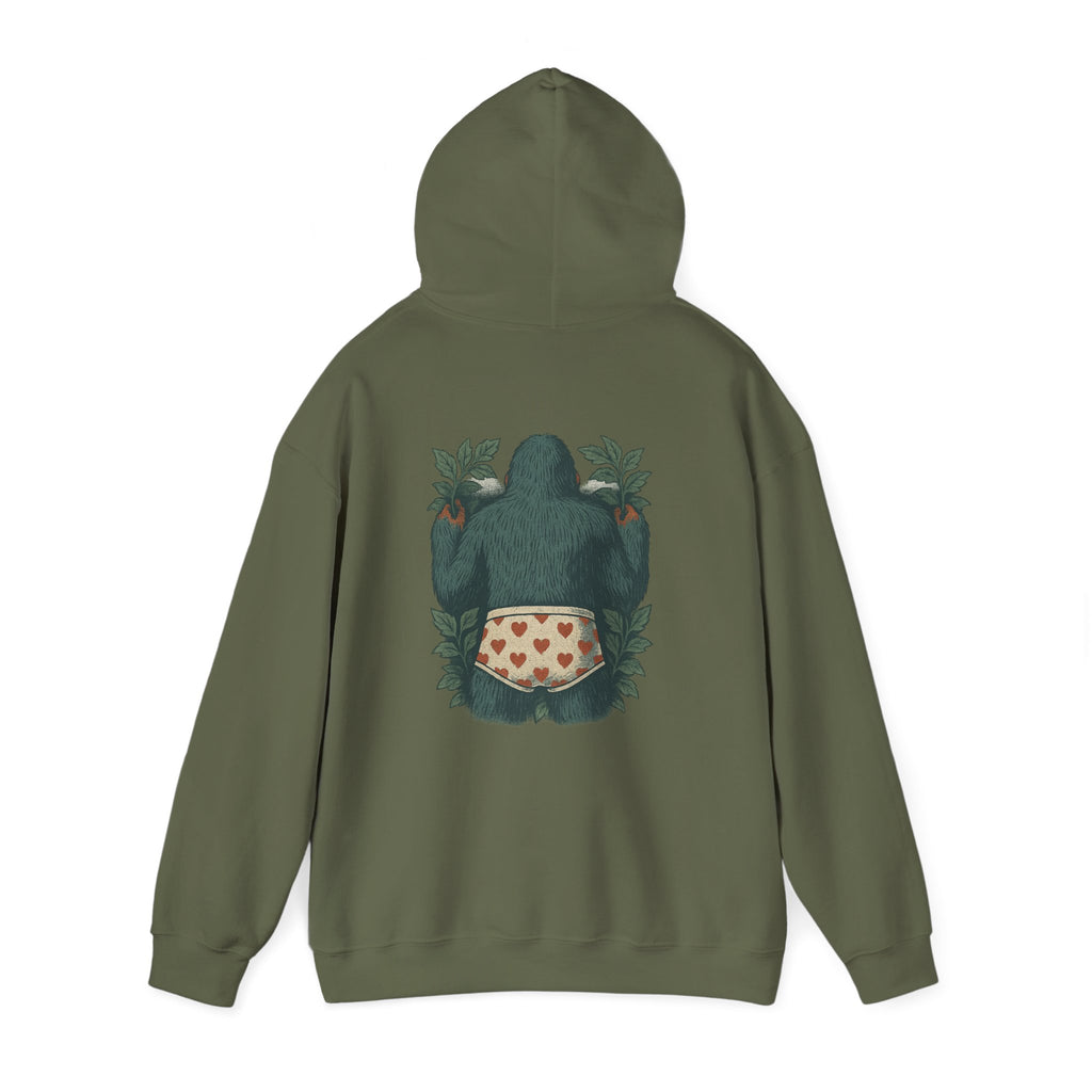 Bigfoot Peek-a-Boo Hoodie - Two-Sided Design