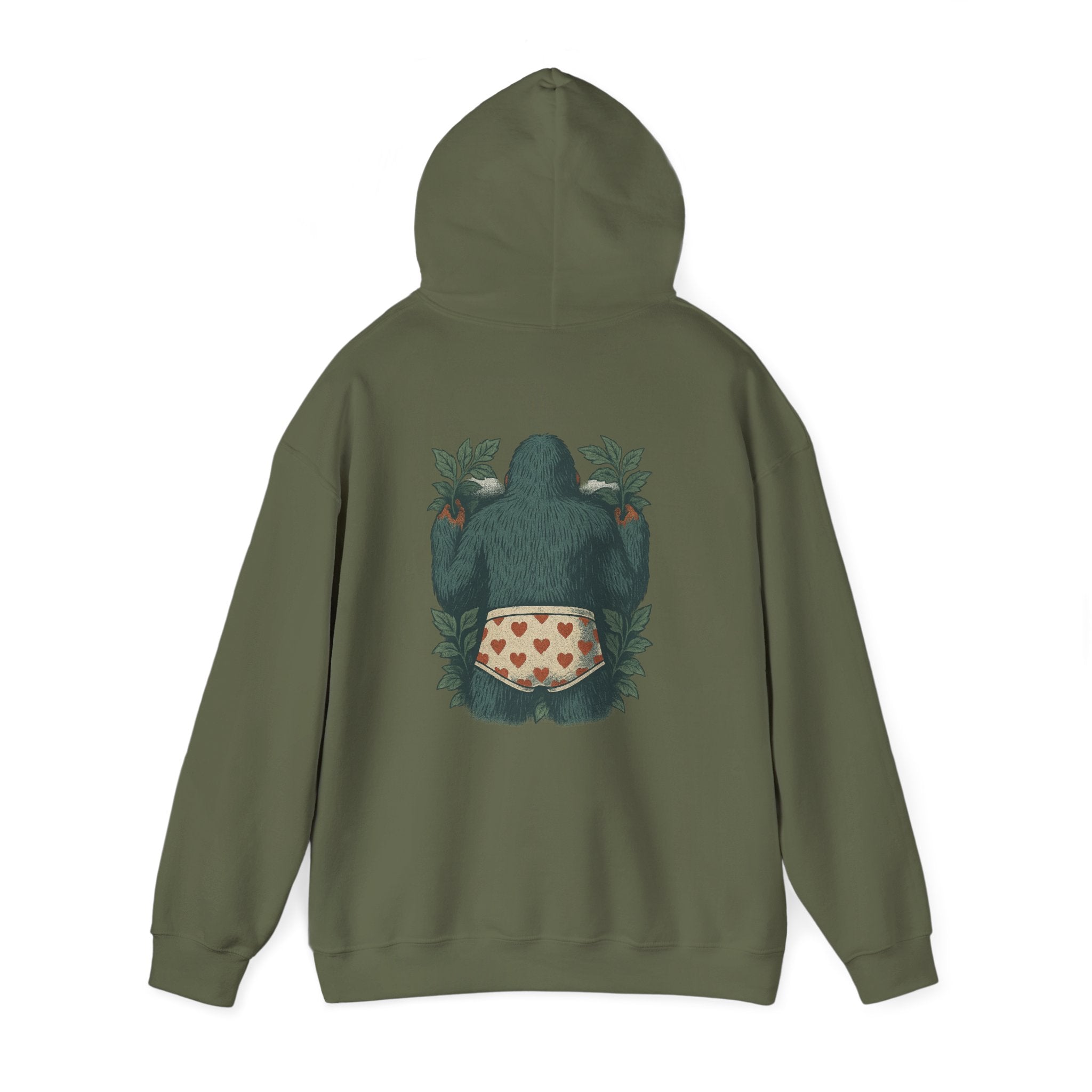 Bigfoot Peek-a-Boo Hoodie - Two-Sided Design