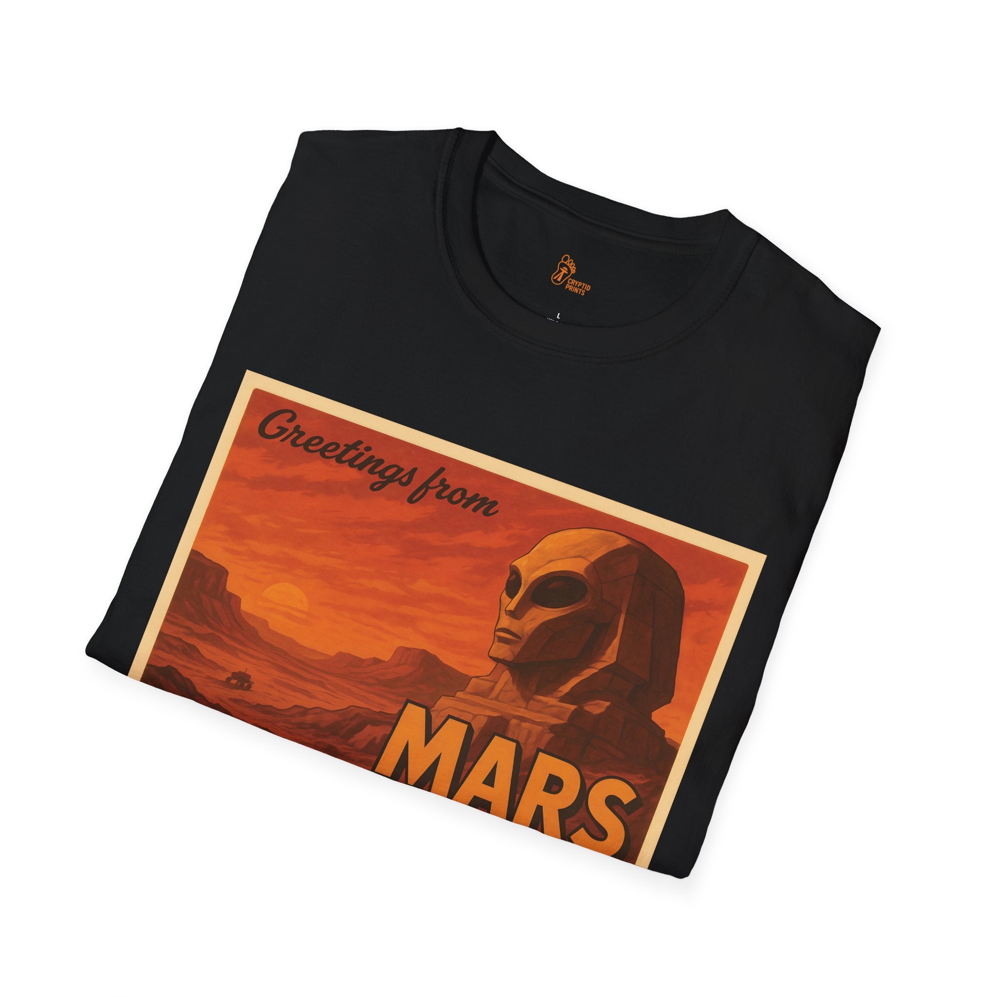 Greetings from Mars T-Shirt - Vintage Postcard Design